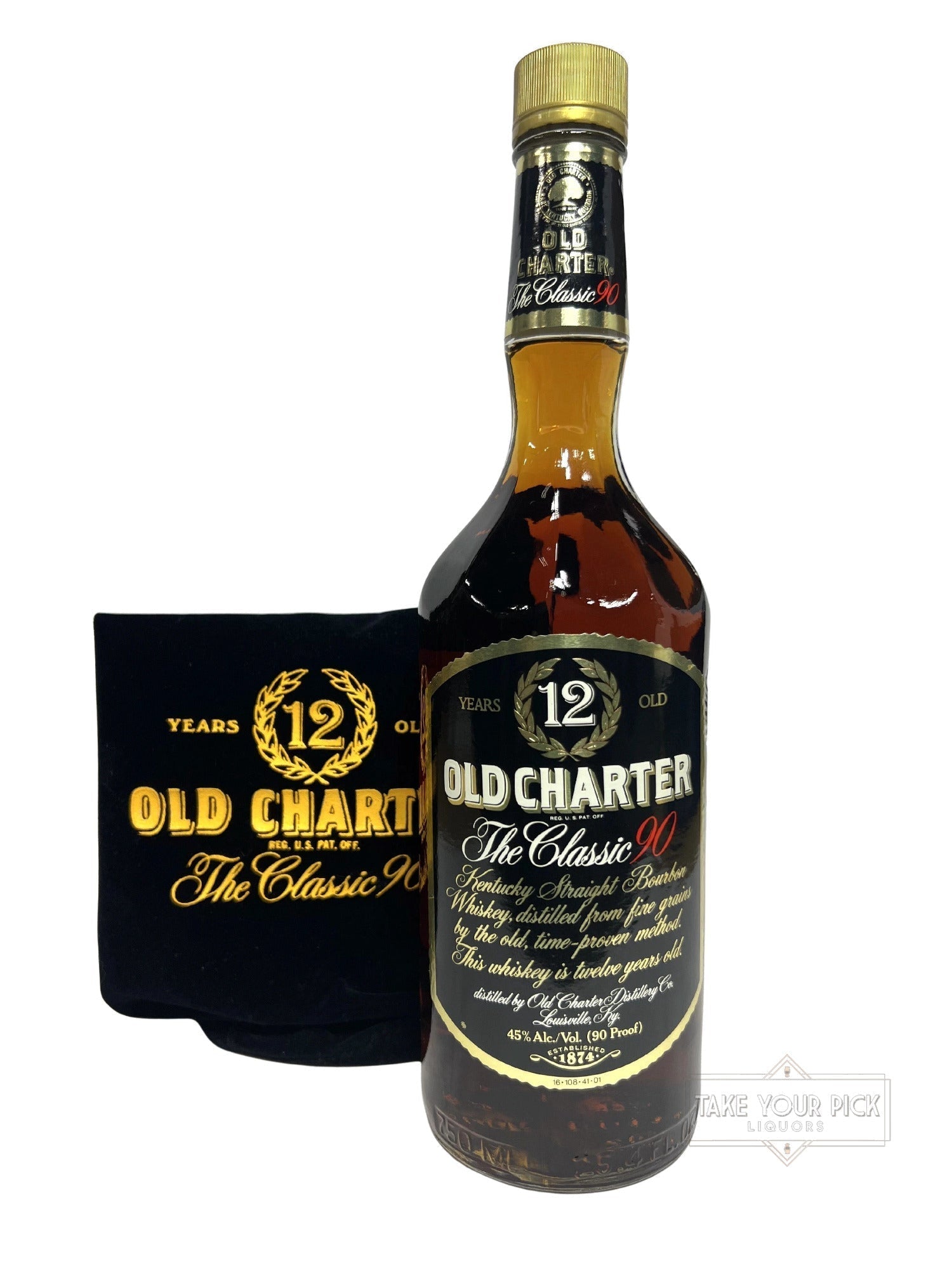 Old Charter 12-year 90pf. 1989 (Louisville) - 90 Proof