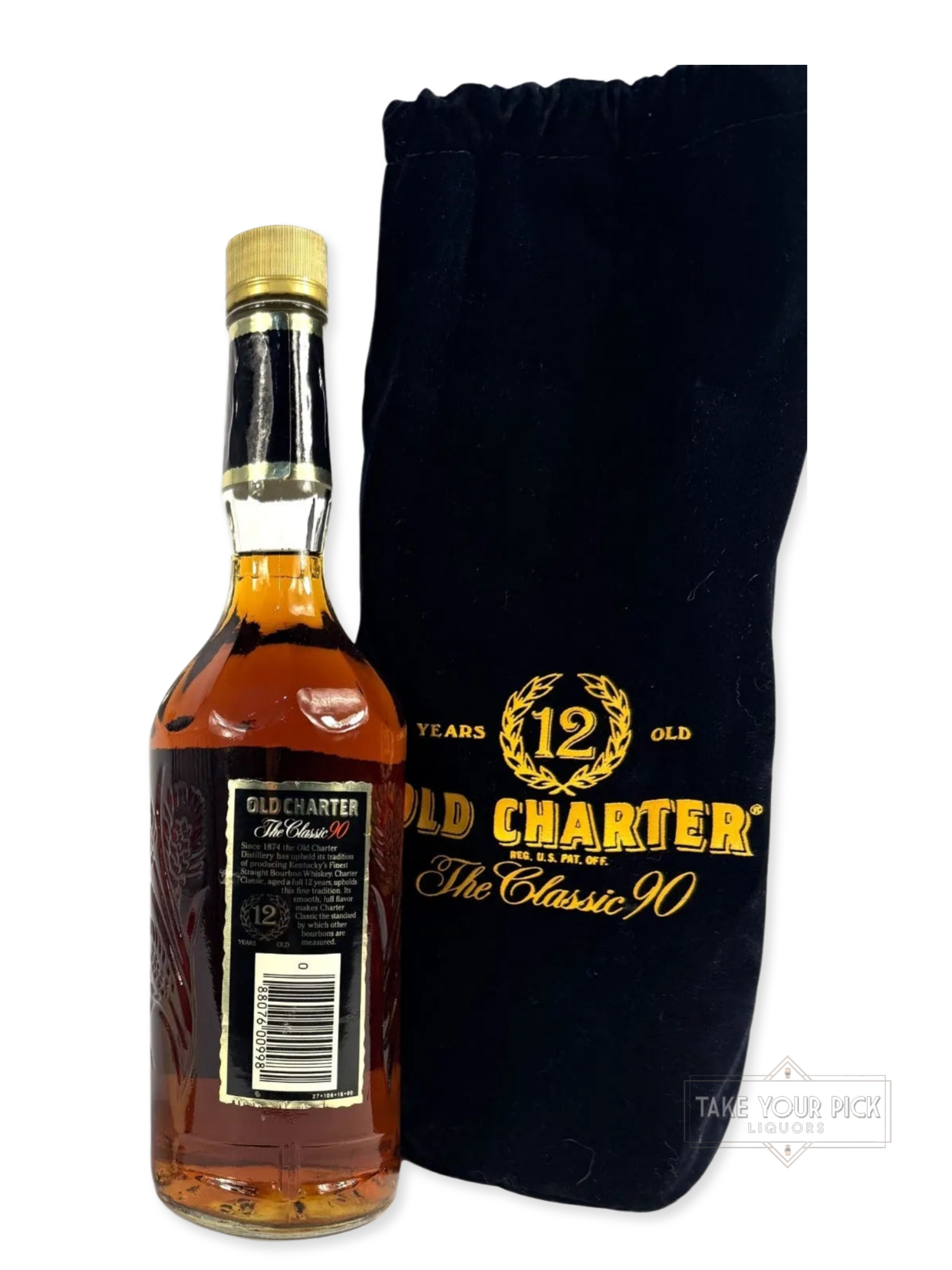 Old Charter 12-year 90pf. 1989 (Louisville) - 90 Proof