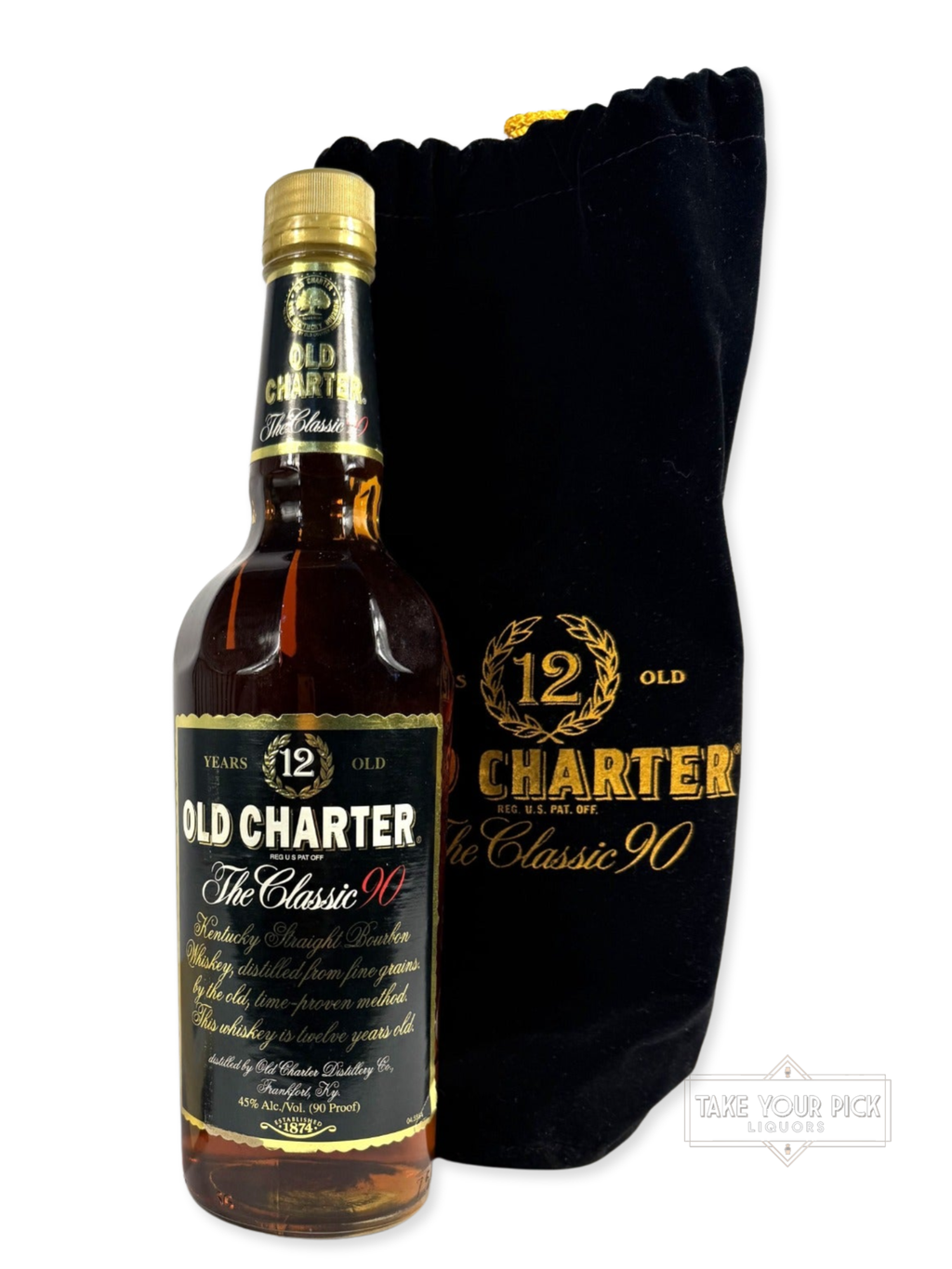 Old Charter 12-year 90pf. 1995 (Frankfort) - 90 Proof