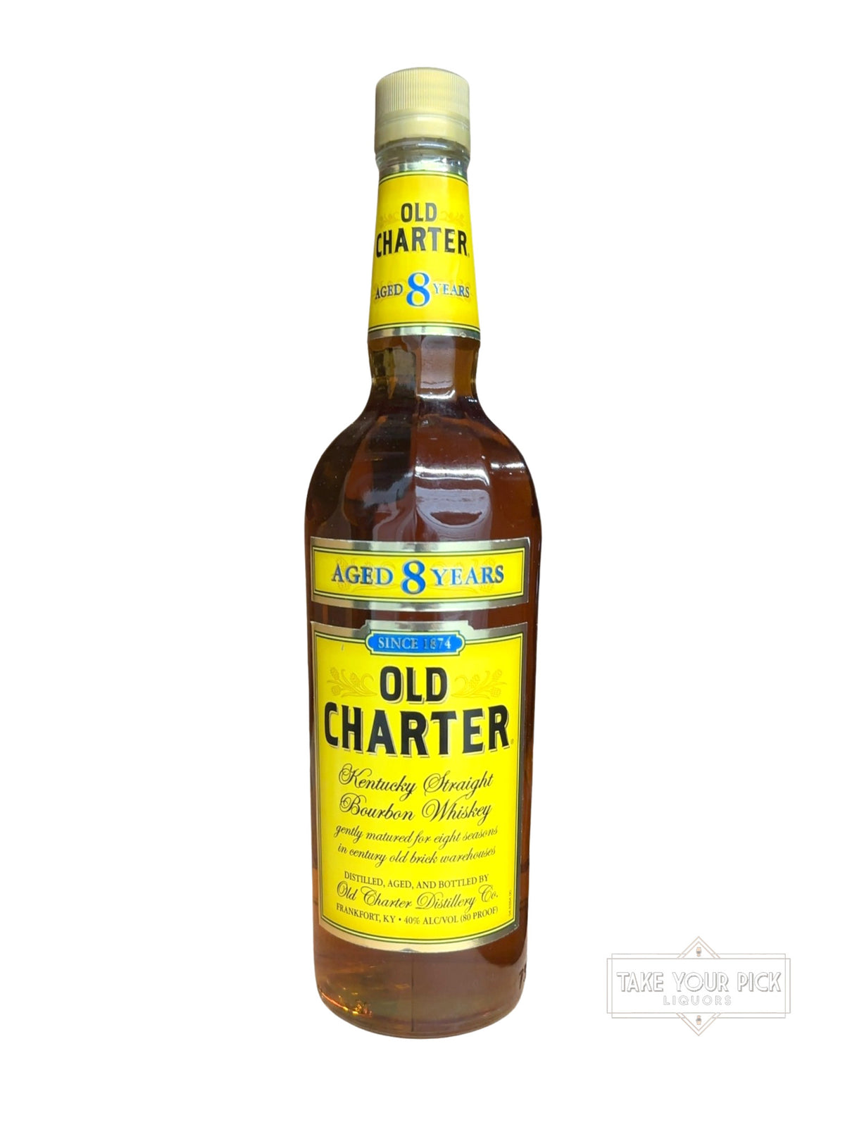 Old Charter 8 Year Bourbon Whiskey 80 Proof 750ml