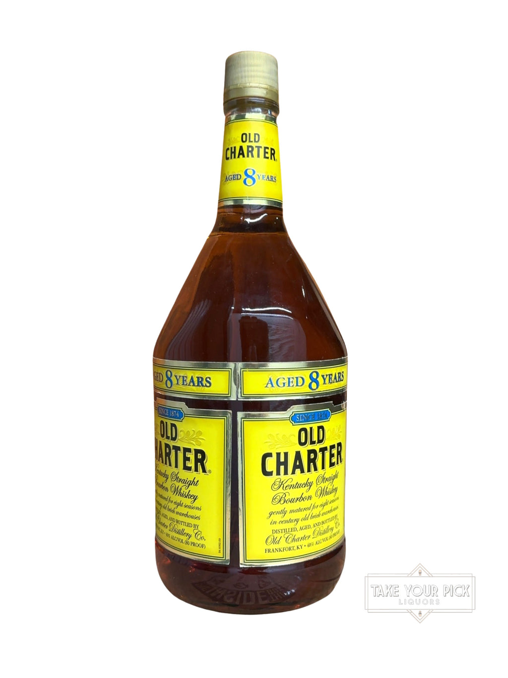 Old Charter 8 Year Kentucky Straight Bourbon Whiskey 80 Proof 1.75ml