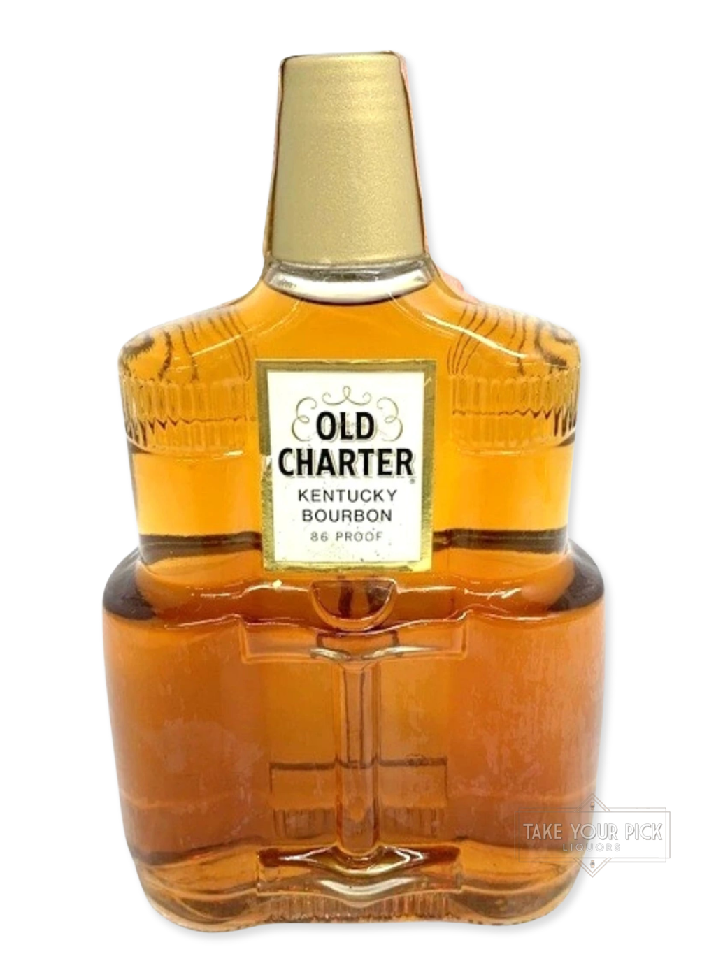Old Charter Binoculars Bottle 1970's 86 proof