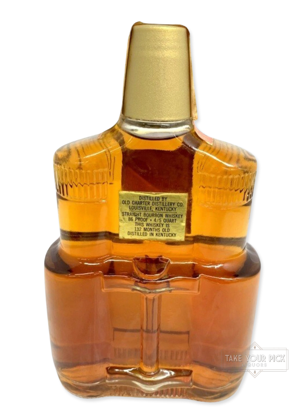 Old Charter Binoculars Bottle 1970's 86 proof