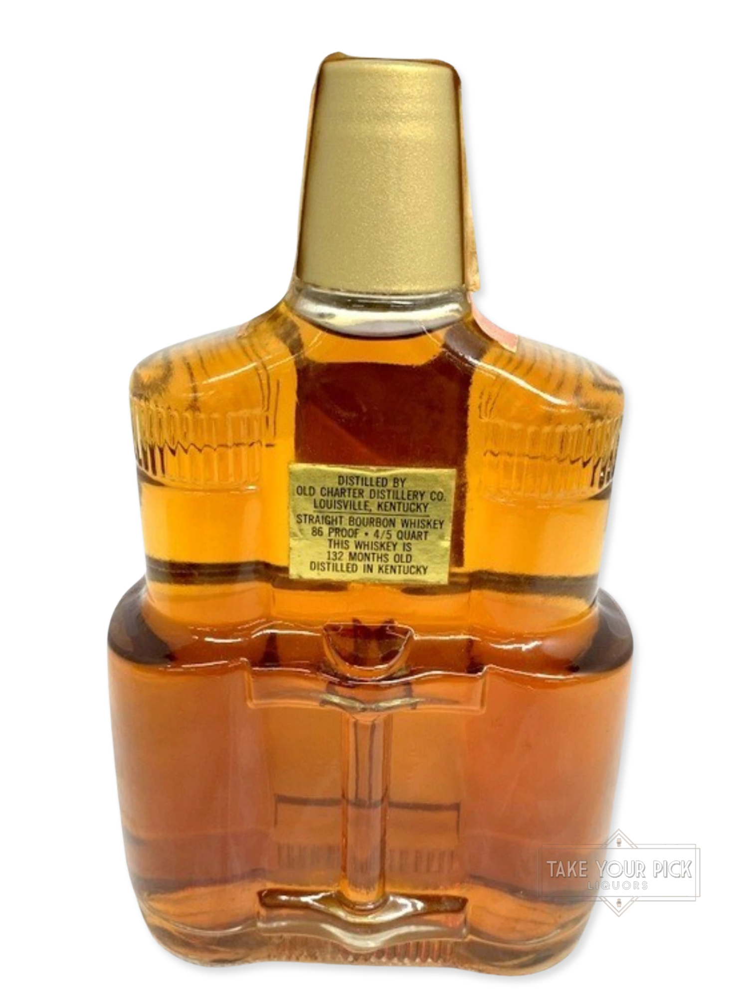 Old Charter Binoculars Bottle 1970's 86 proof