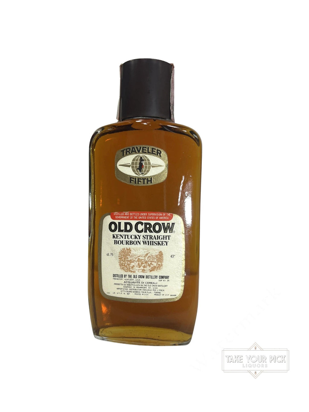 Old Crow Traveler's Fifth 1973