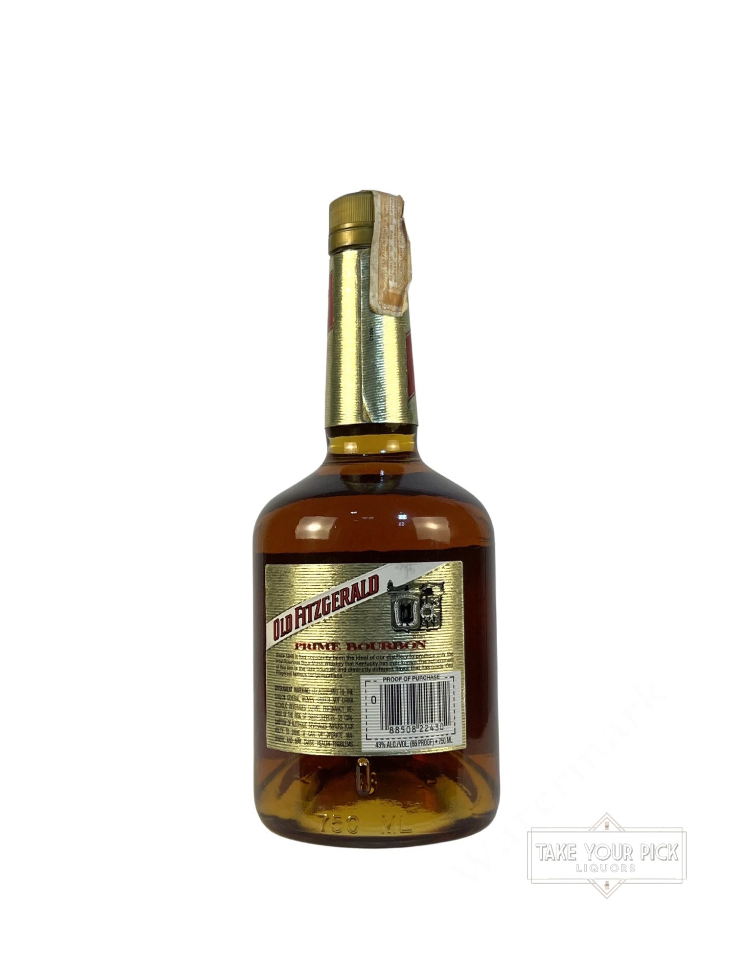 Old Fitzgerald Prime Stitzel Weller 1980
