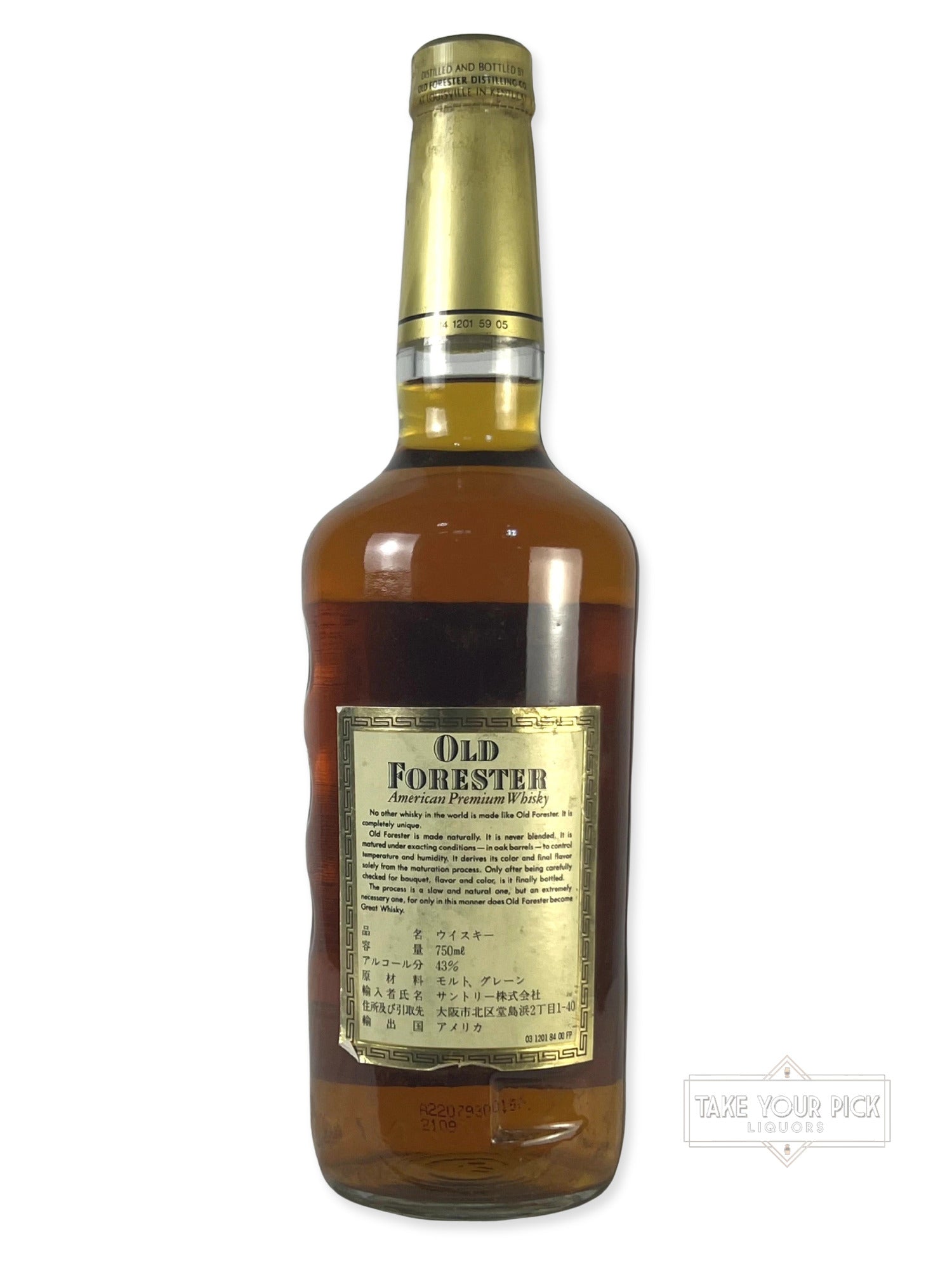 Old Forester 86pf. 1990