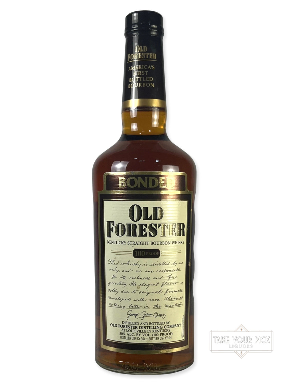 Old Forester Bottled in Bond 1995
