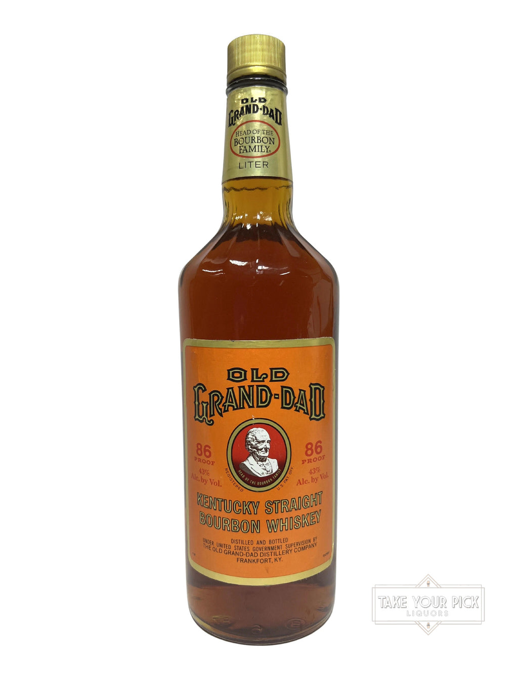Old Grand-Dad 86pf. National Distillers 1987 Liter