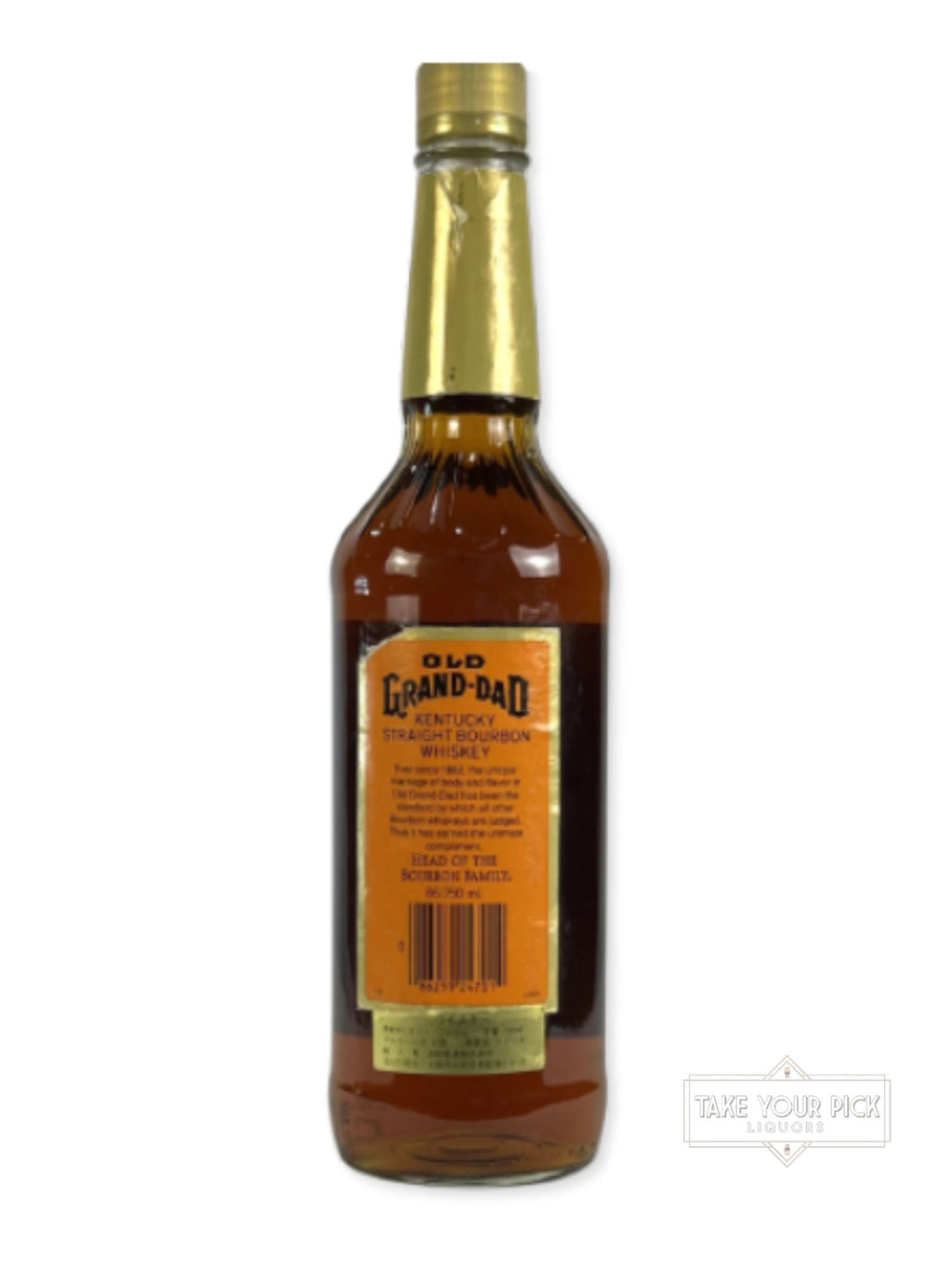 Old Grand-Dad Kentucky Straight Bourbon Whiskey 1991