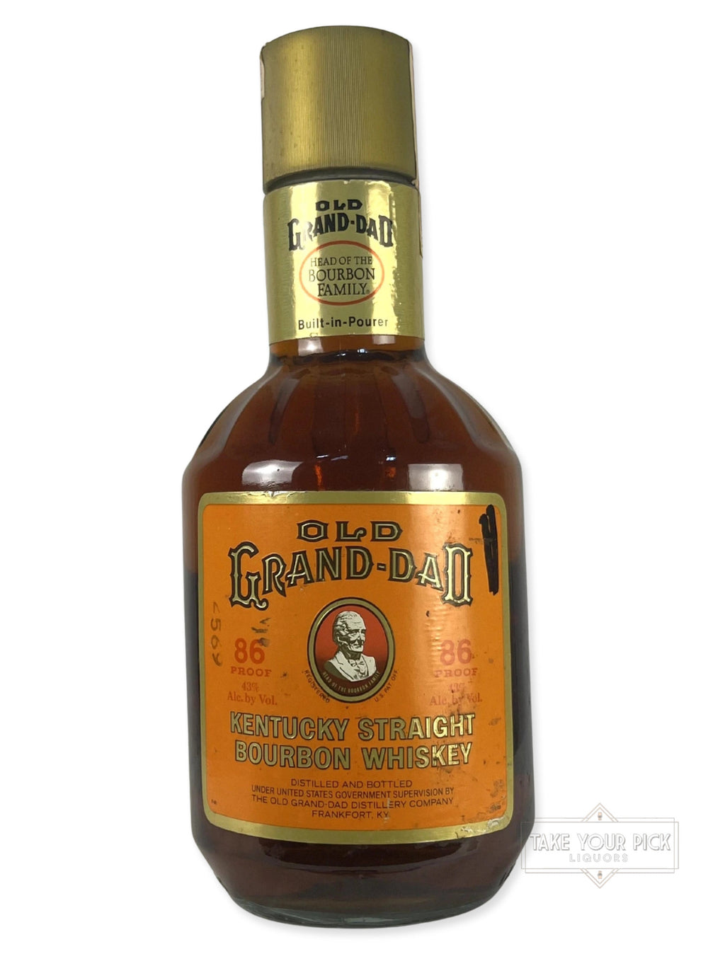 Old Grand-Dad National Distillers 86pf. 1.75 Liter 1991