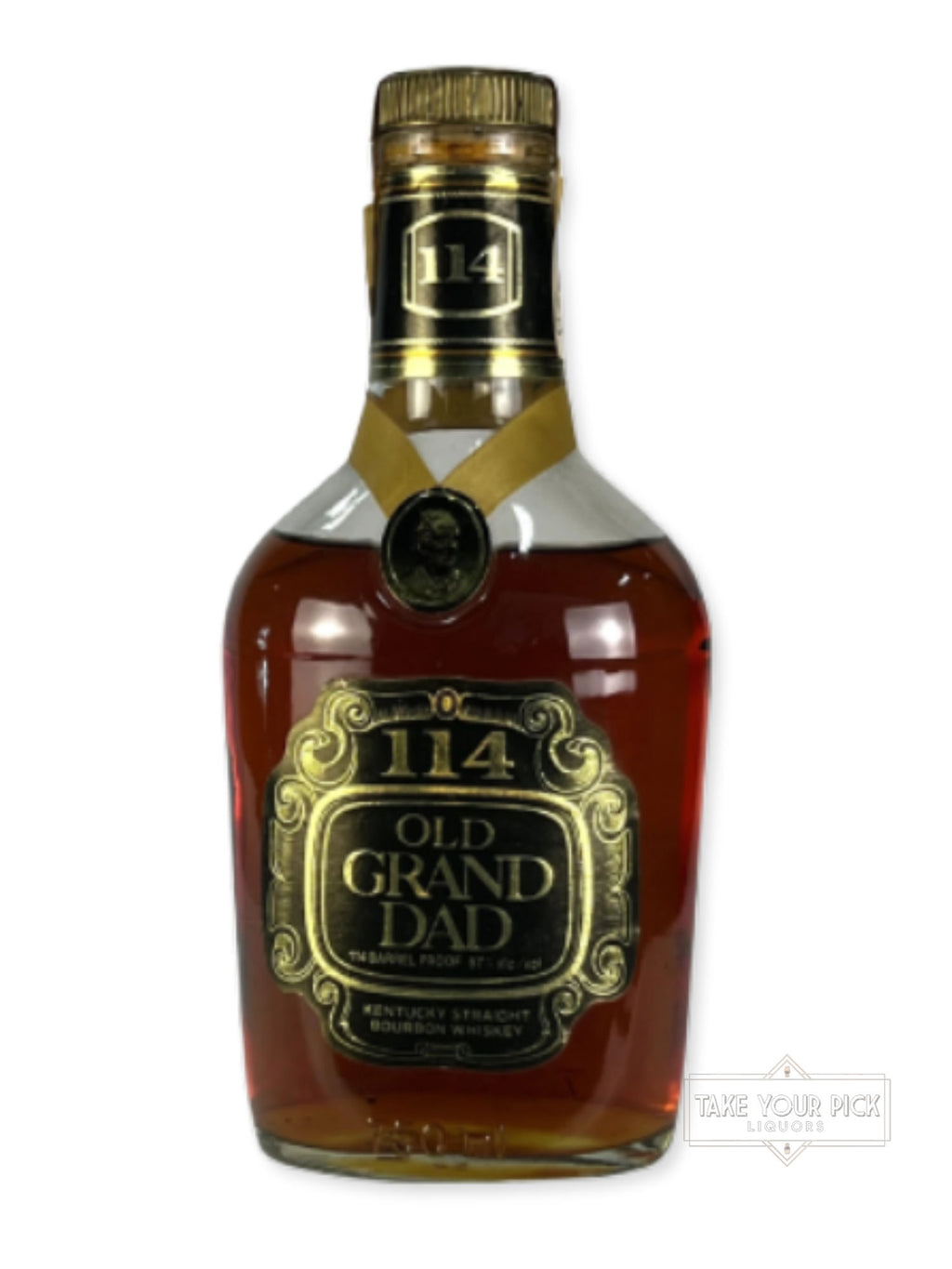 Old Grand Dad 114 (National Distillers) 1990, missing back label