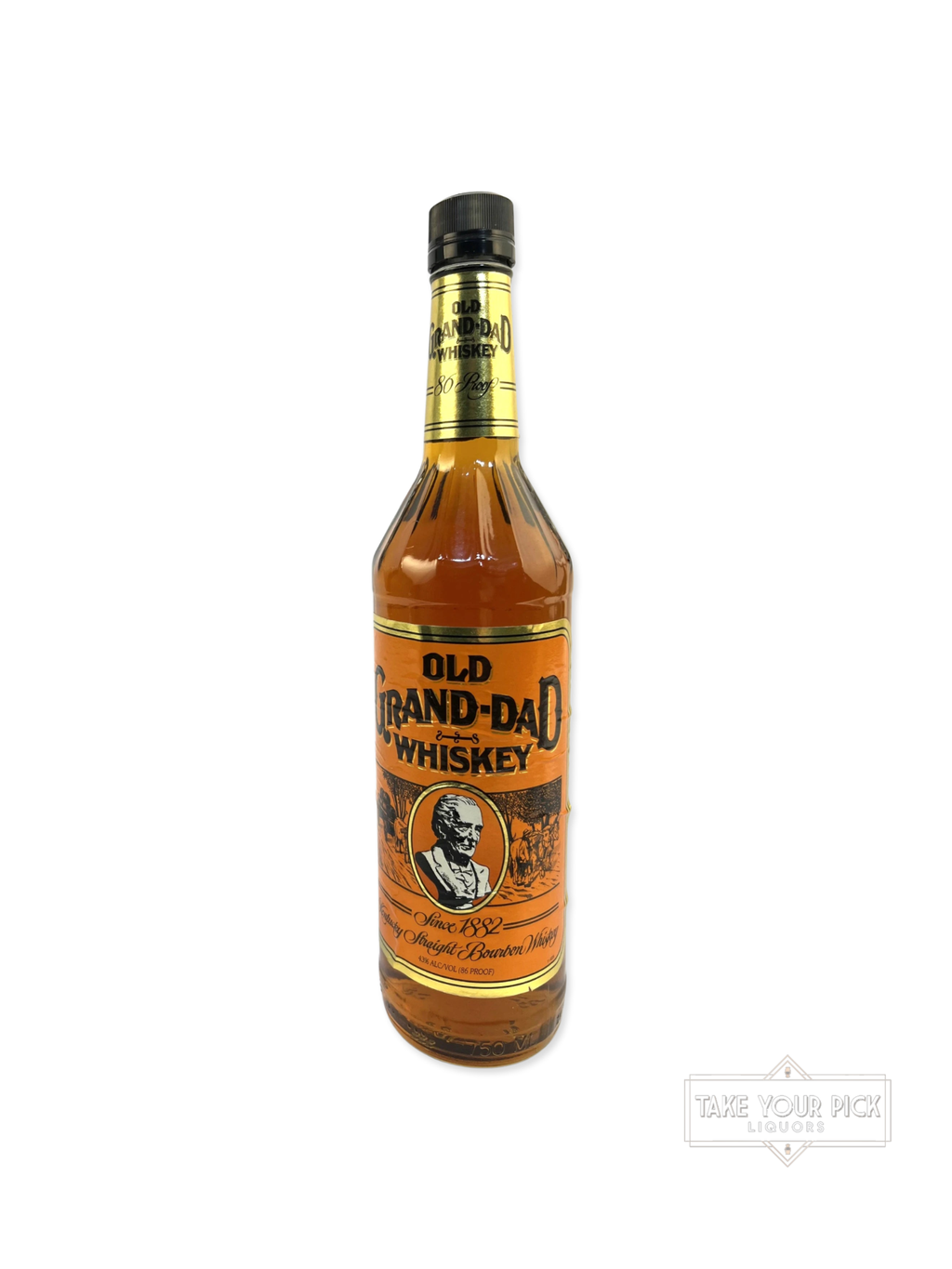 Old Grand Dad 86pf National Distillers early 1990's - 86 Proof - Bottle Front