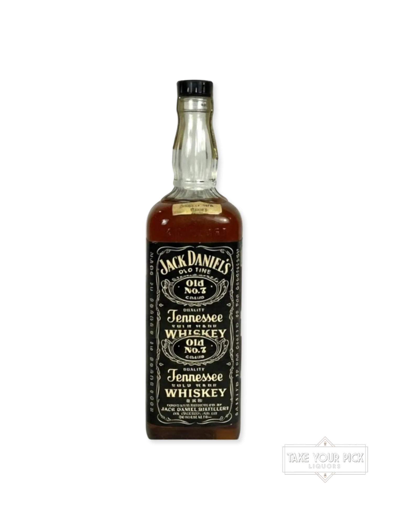 Old No.7 Brand Quality Tennessee Sour Mash Whiskey 1975 - 90 Proof - Bottle Front