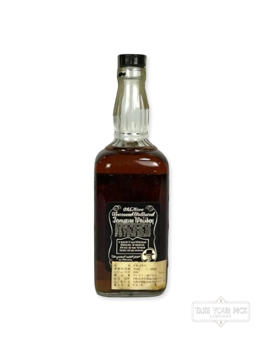 Old No.7 Brand Quality Tennessee Sour Mash Whiskey 1975 - 90 Proof - Bottle Back