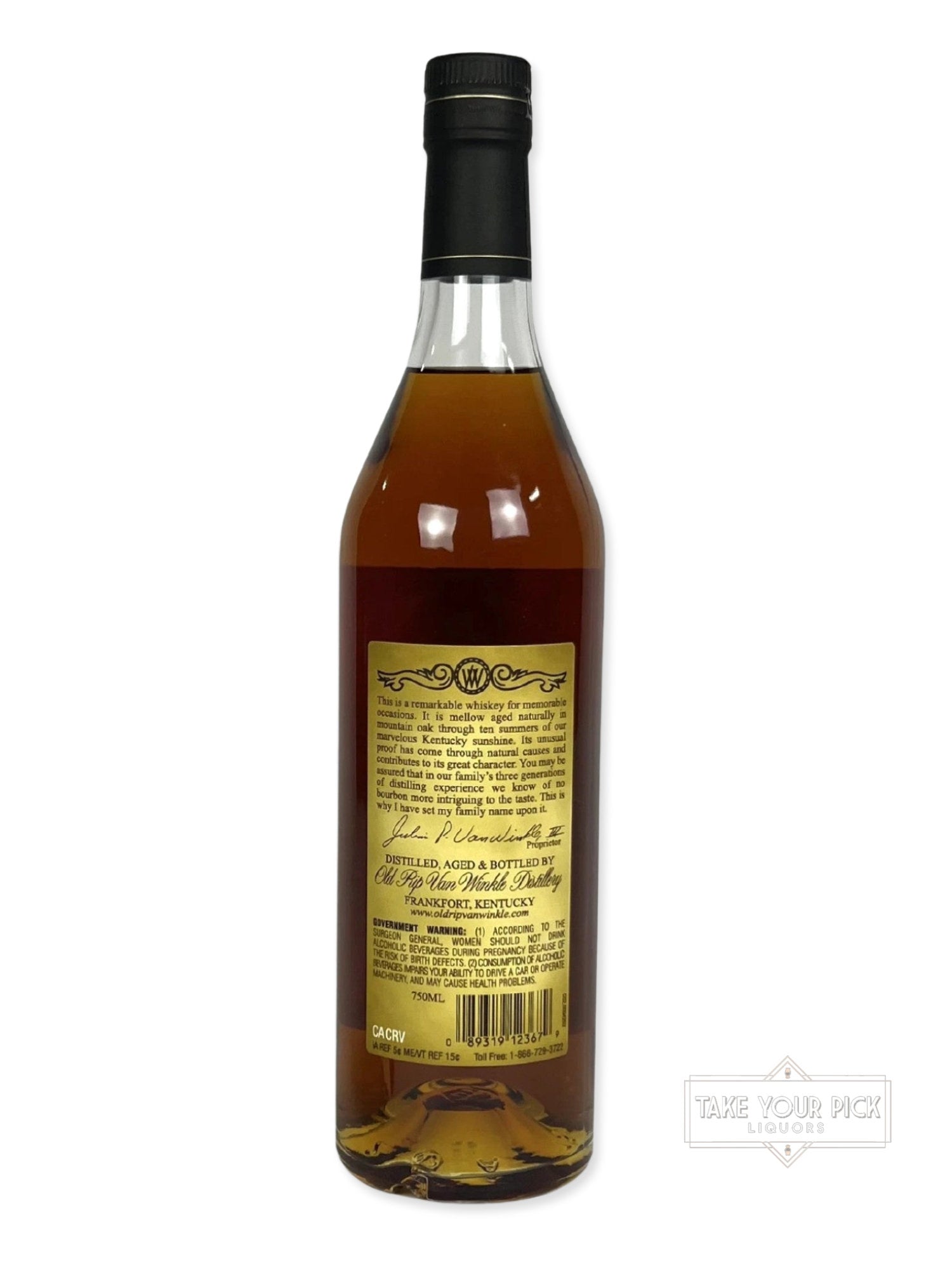 Old Rip Van Winkle 10-year - 107 Proof