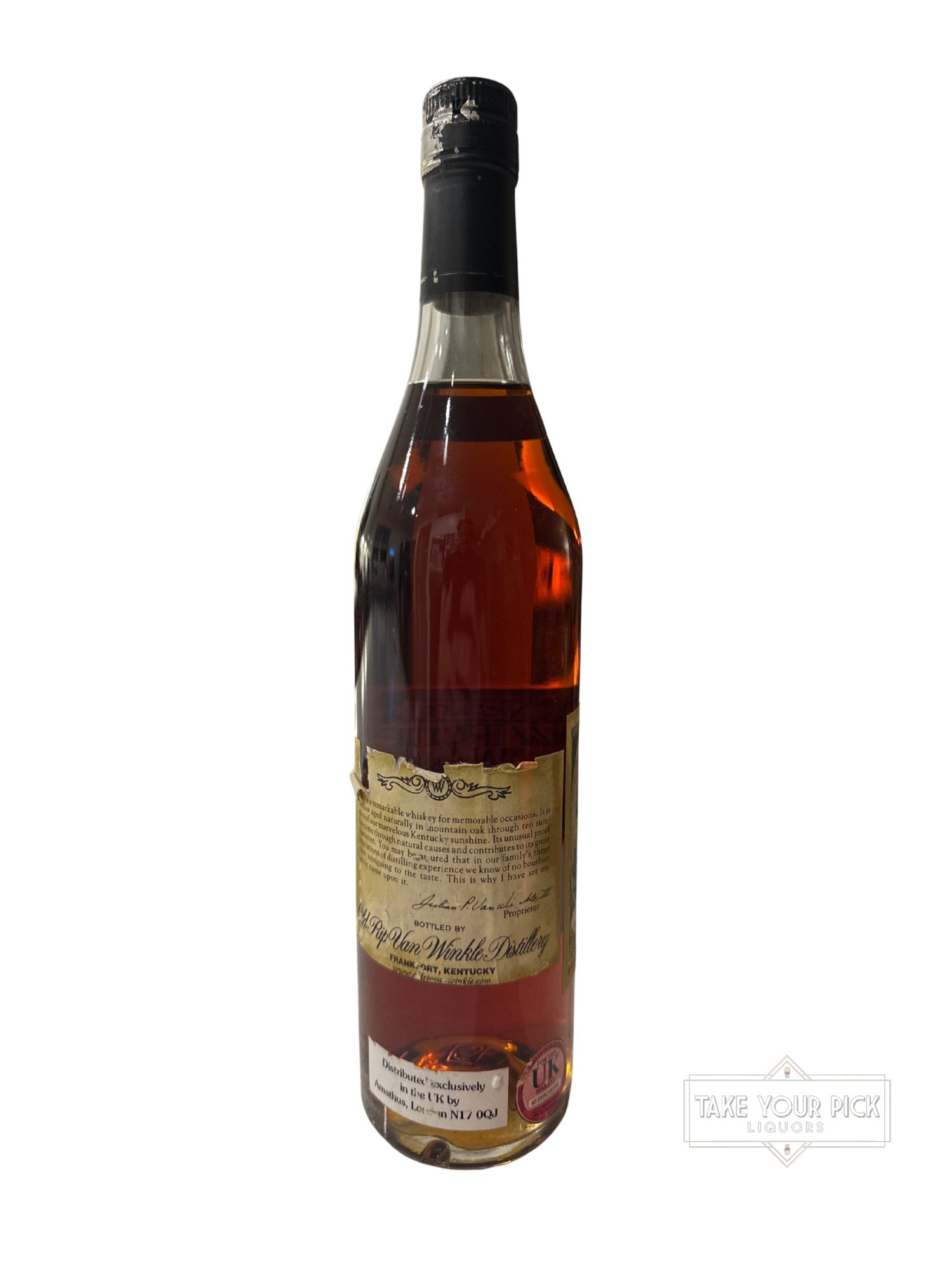 Old Rip Van Winkle Distillery Handmade Bourbon 107 Proof 700ml