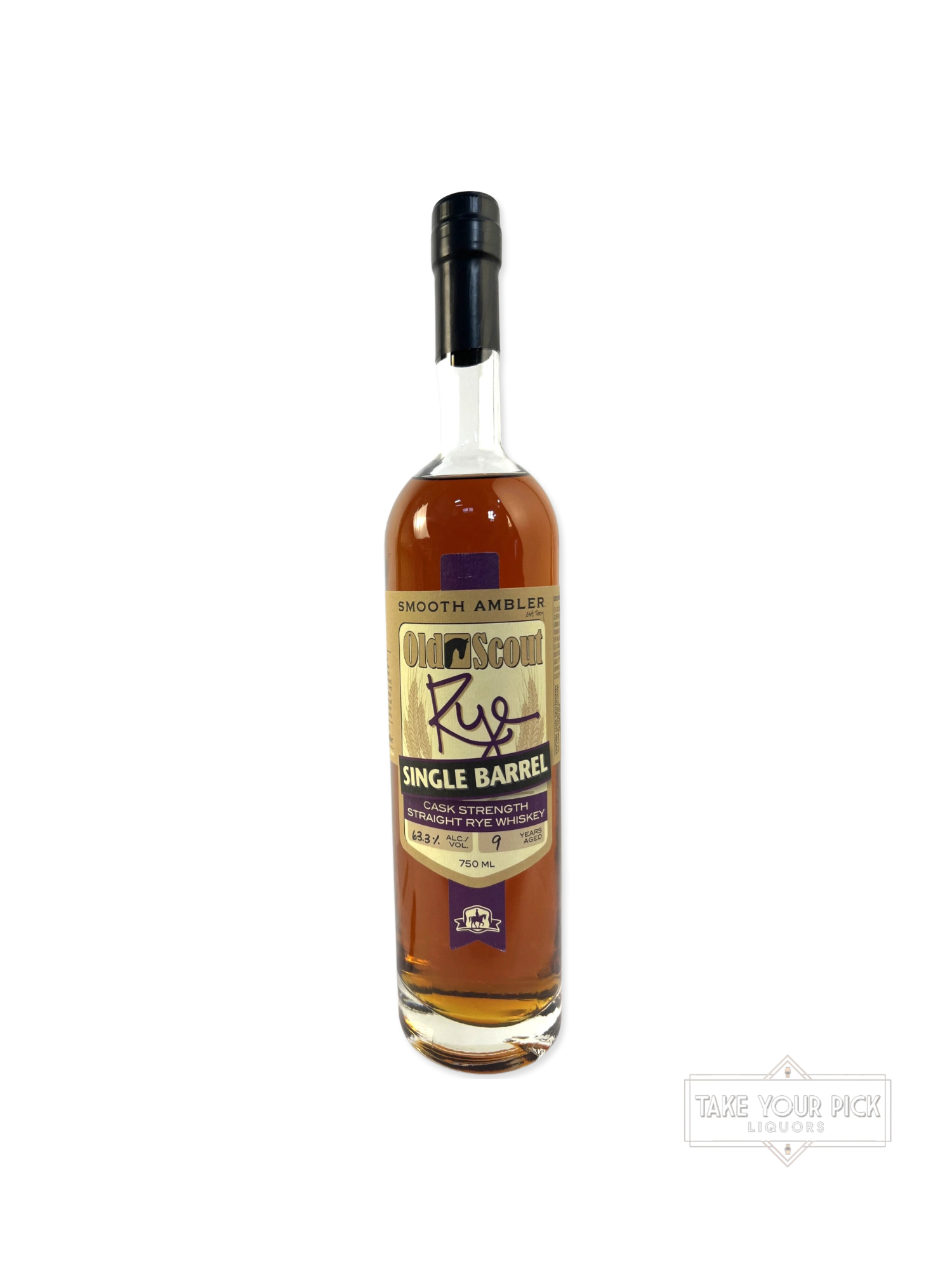 Old Scout Single Cask Rye 2015 - 126.6 Proof - Bottle Front