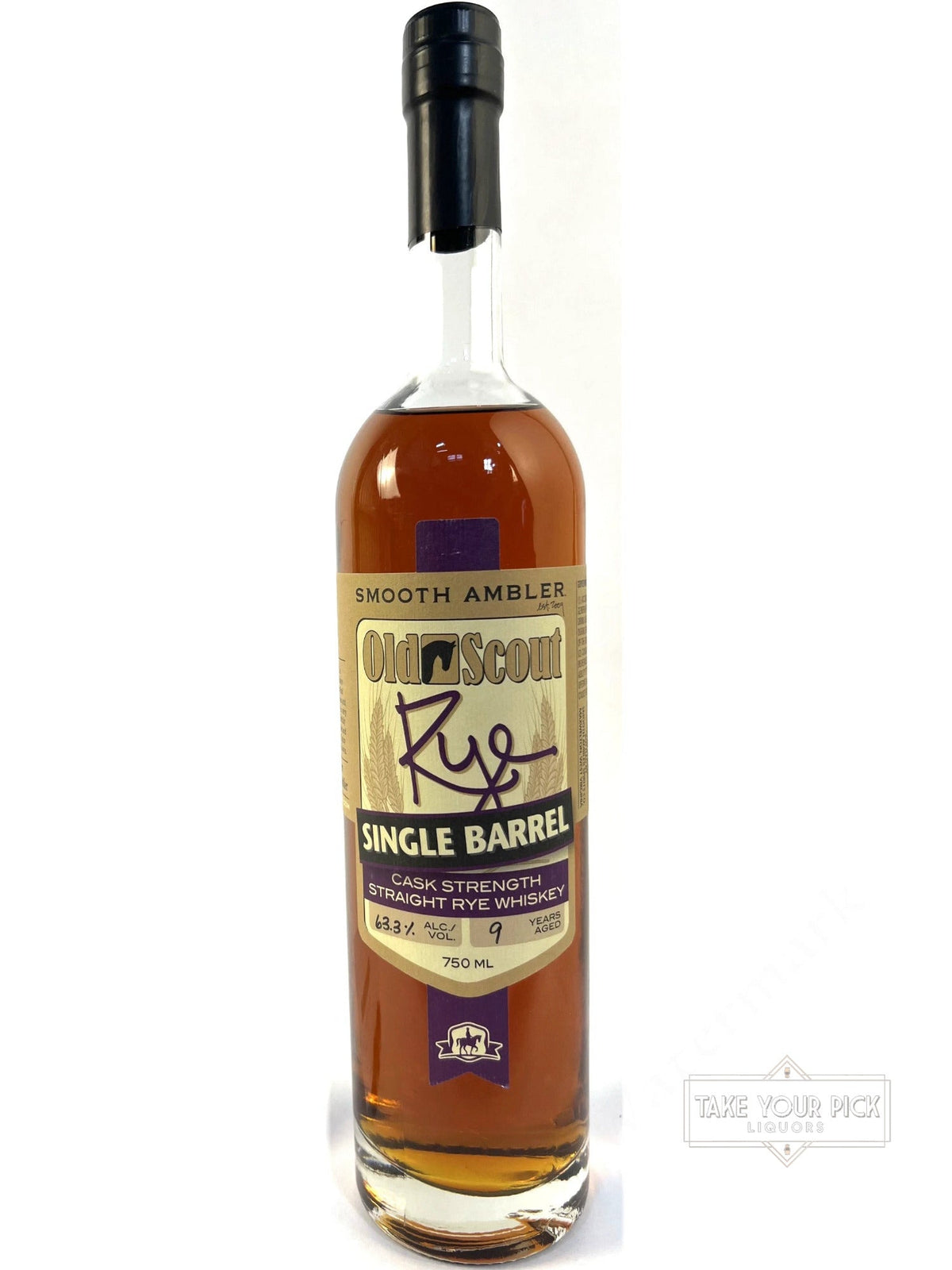 Smooth Ambler Old Scout 9 Year Rye Whiskey 126.6 Proof 750ml (2015)