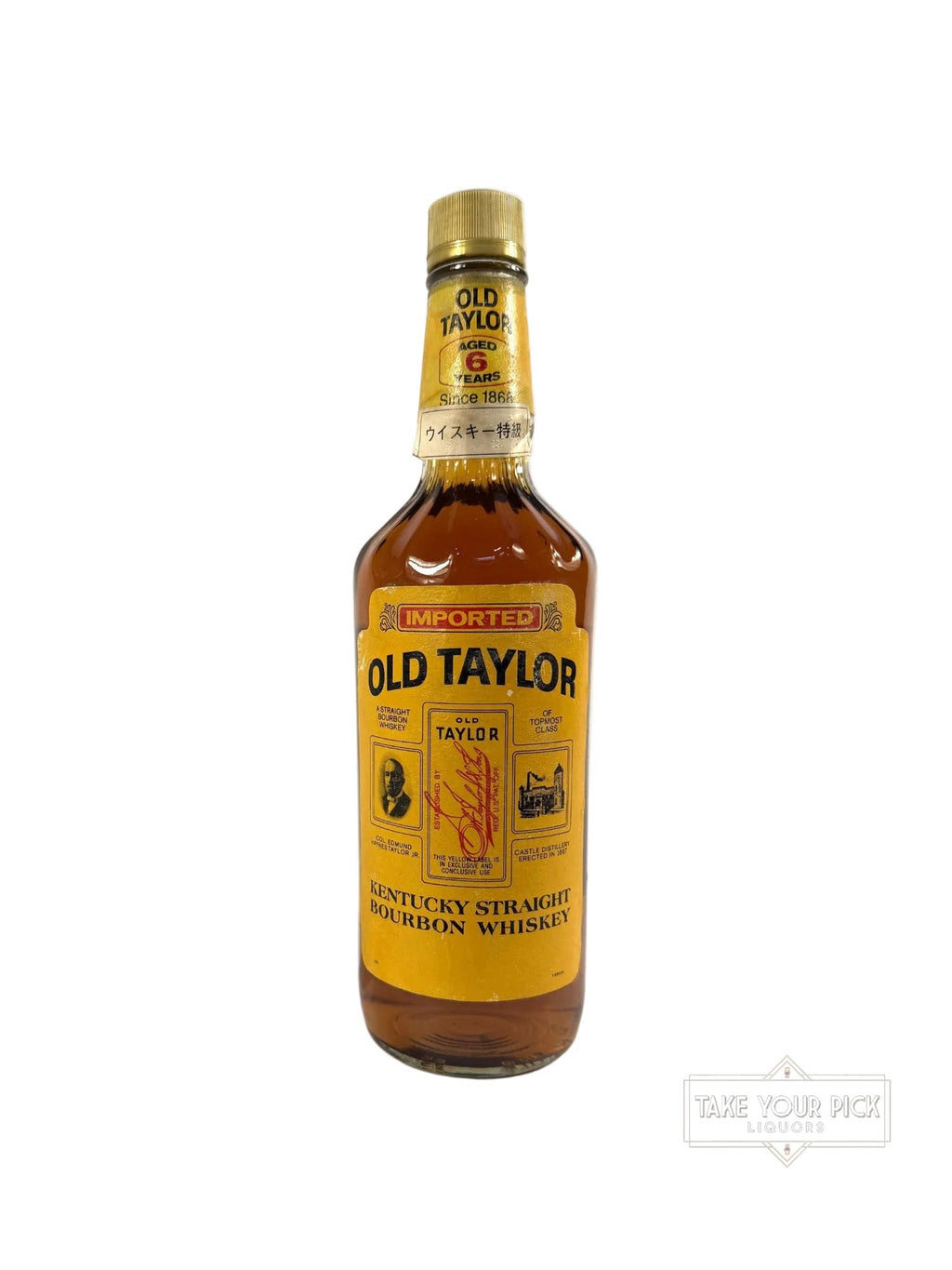 Old Taylor 6-year 1985 (National Distillers) - 80 Proof