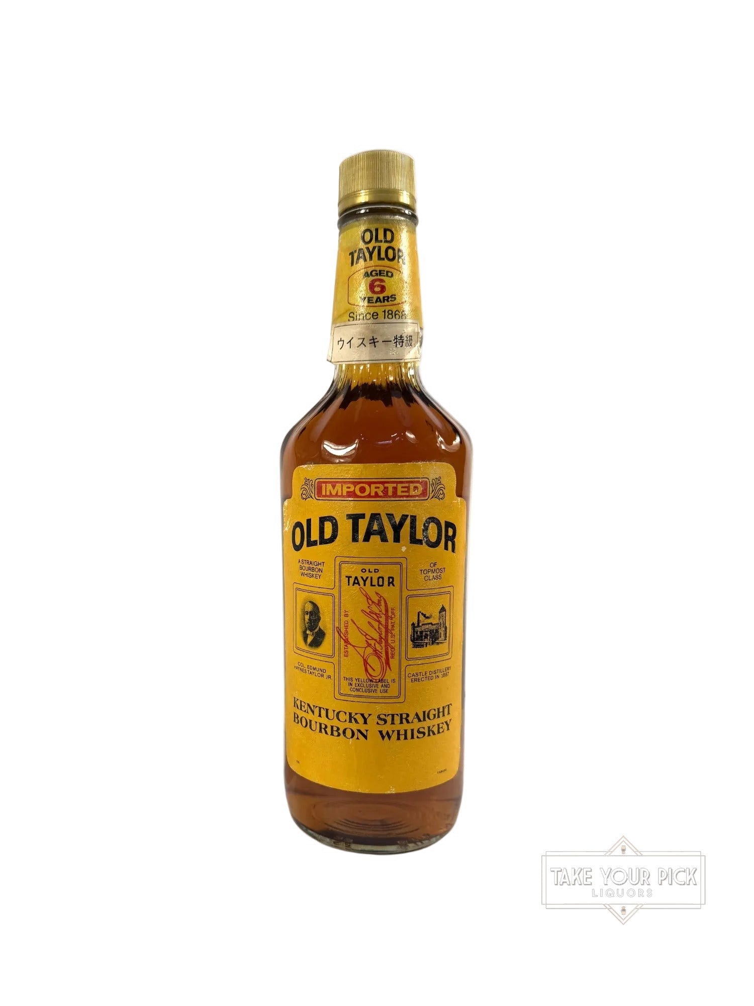 Old Taylor 6-year 1985 (National Distillers) - 80 Proof
