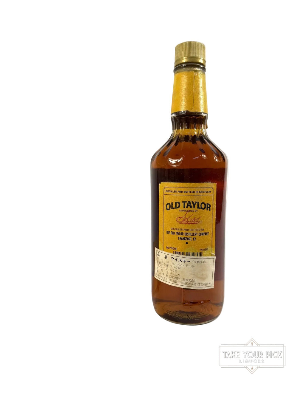 Old Taylor 6-year 1985 (National Distillers) - 80 Proof