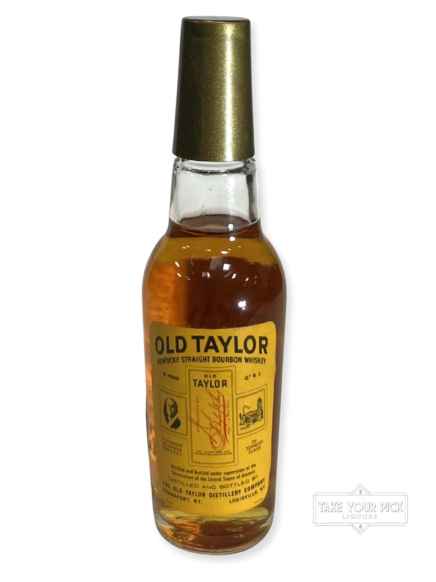 Old Taylor Bourbon 1992 miniature