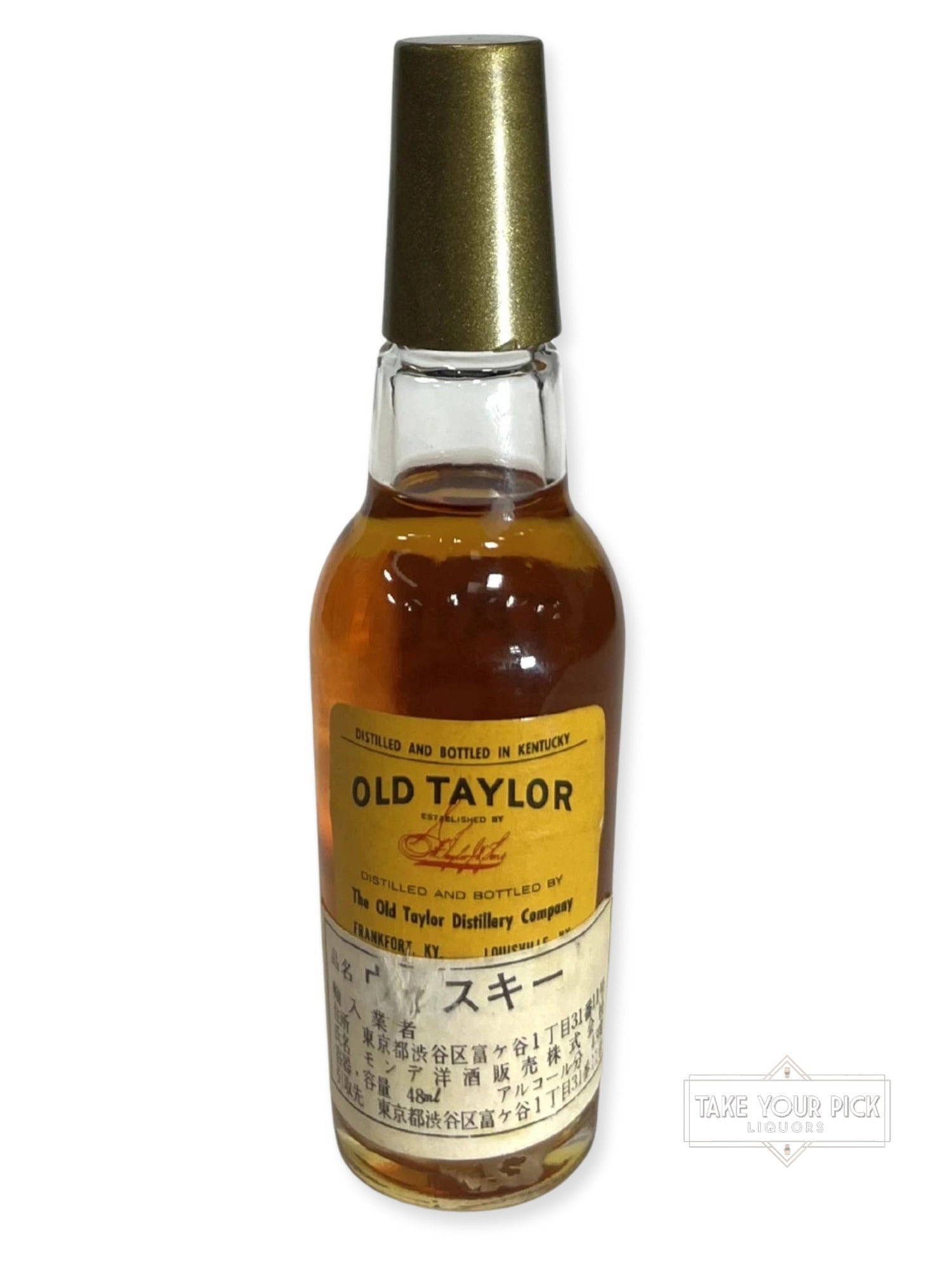 Old Taylor Bourbon 1992 miniature