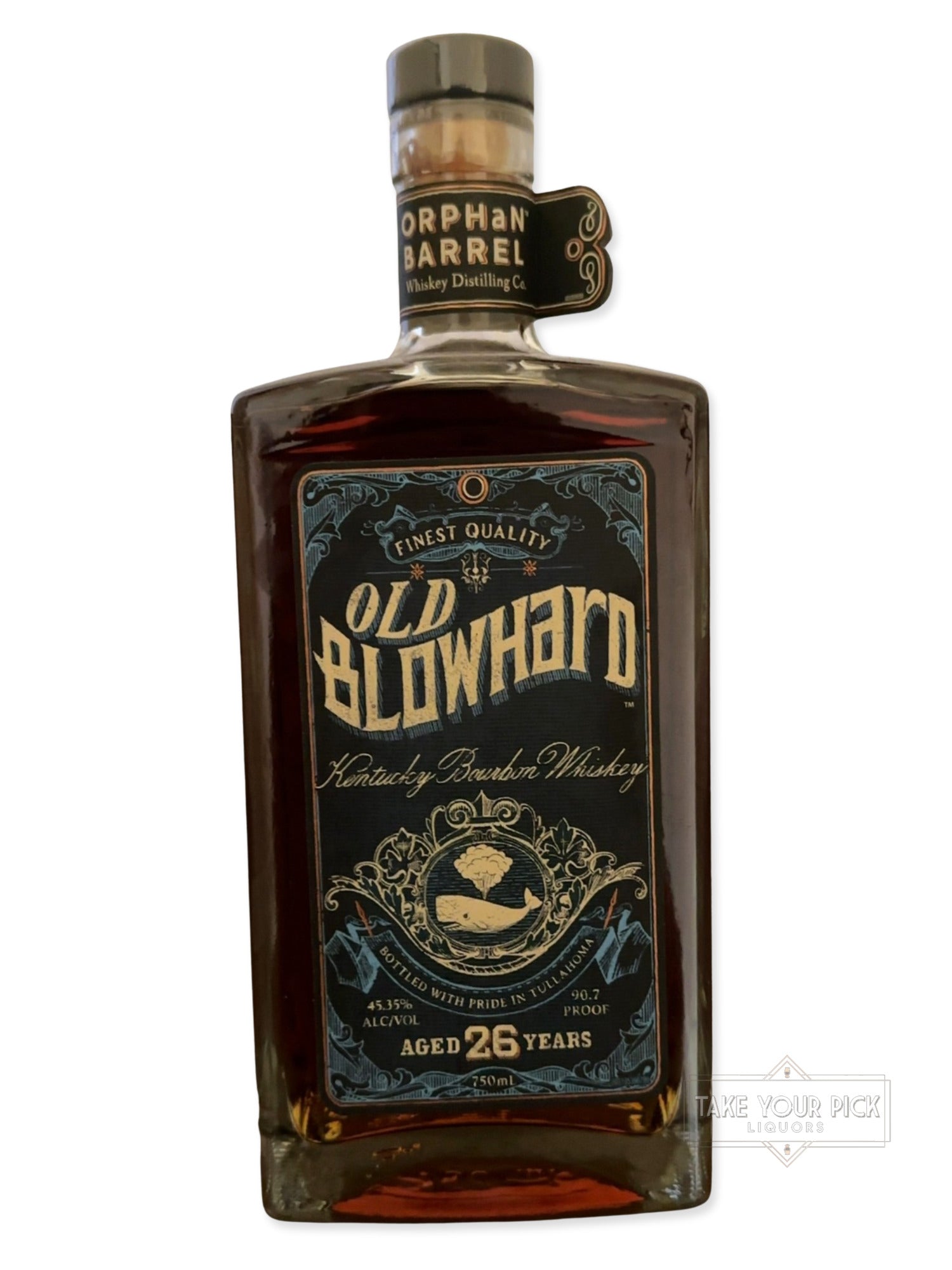 Orphan Barrel Whiskey Distilling Co. Old Blowhard Kentucky Bourbon Whiskey 90.7 Proof