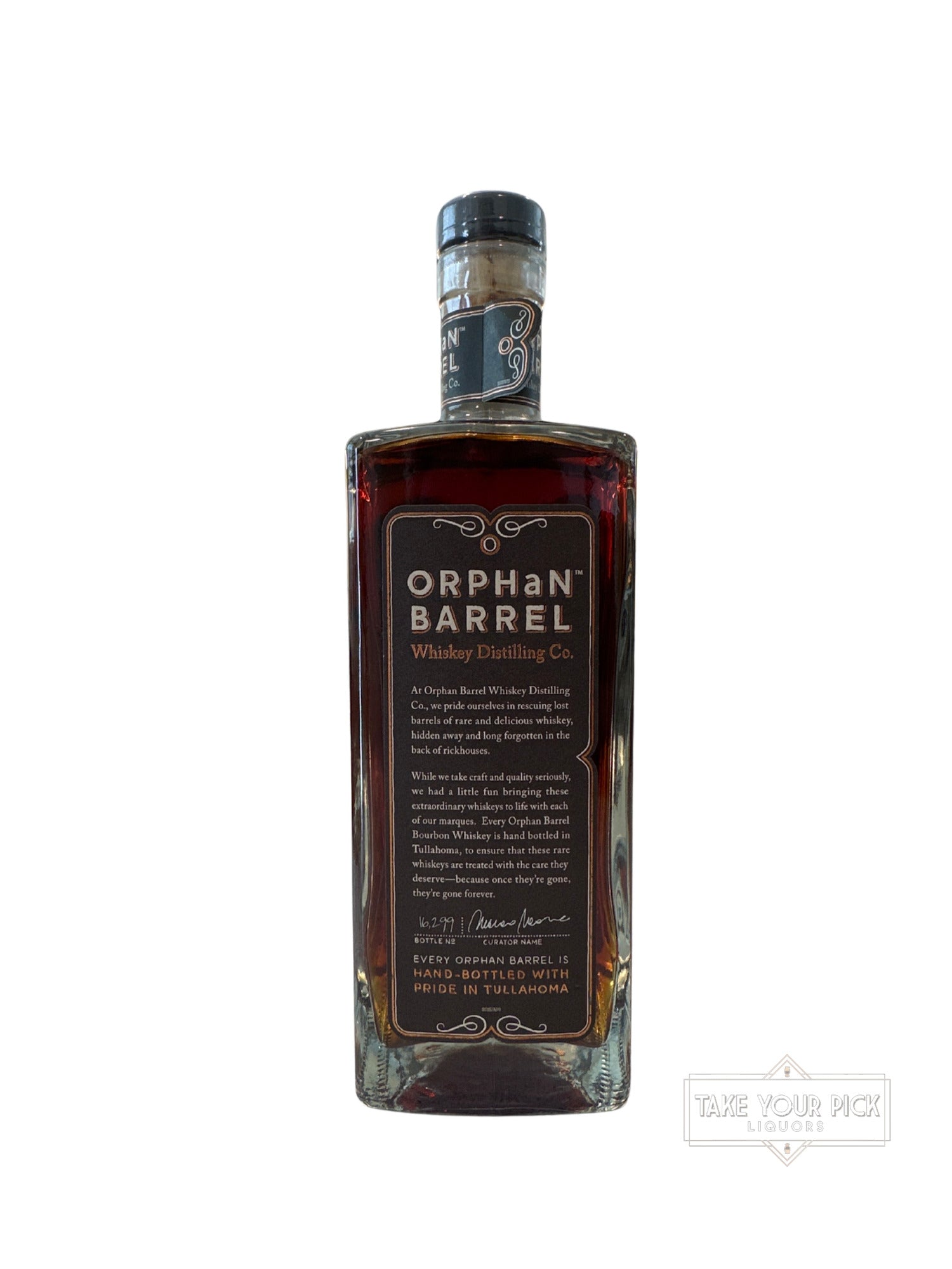 Orphan Barrel Whiskey Distilling Co. Old Blowhard Kentucky Bourbon Whiskey 90.7 Proof