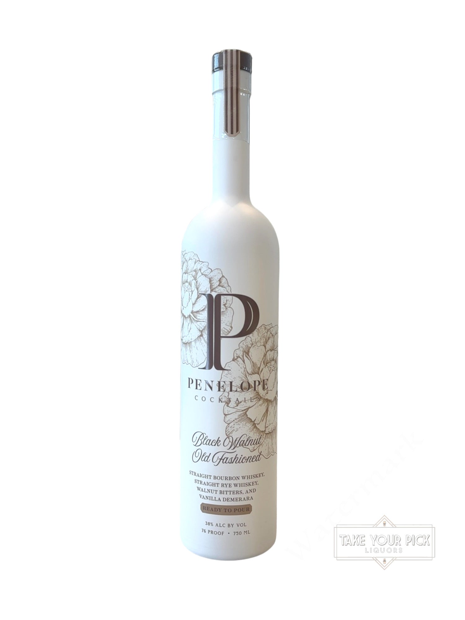Penelope Cocktails Black Walnut Old Fashioned 76 Proof 750ml