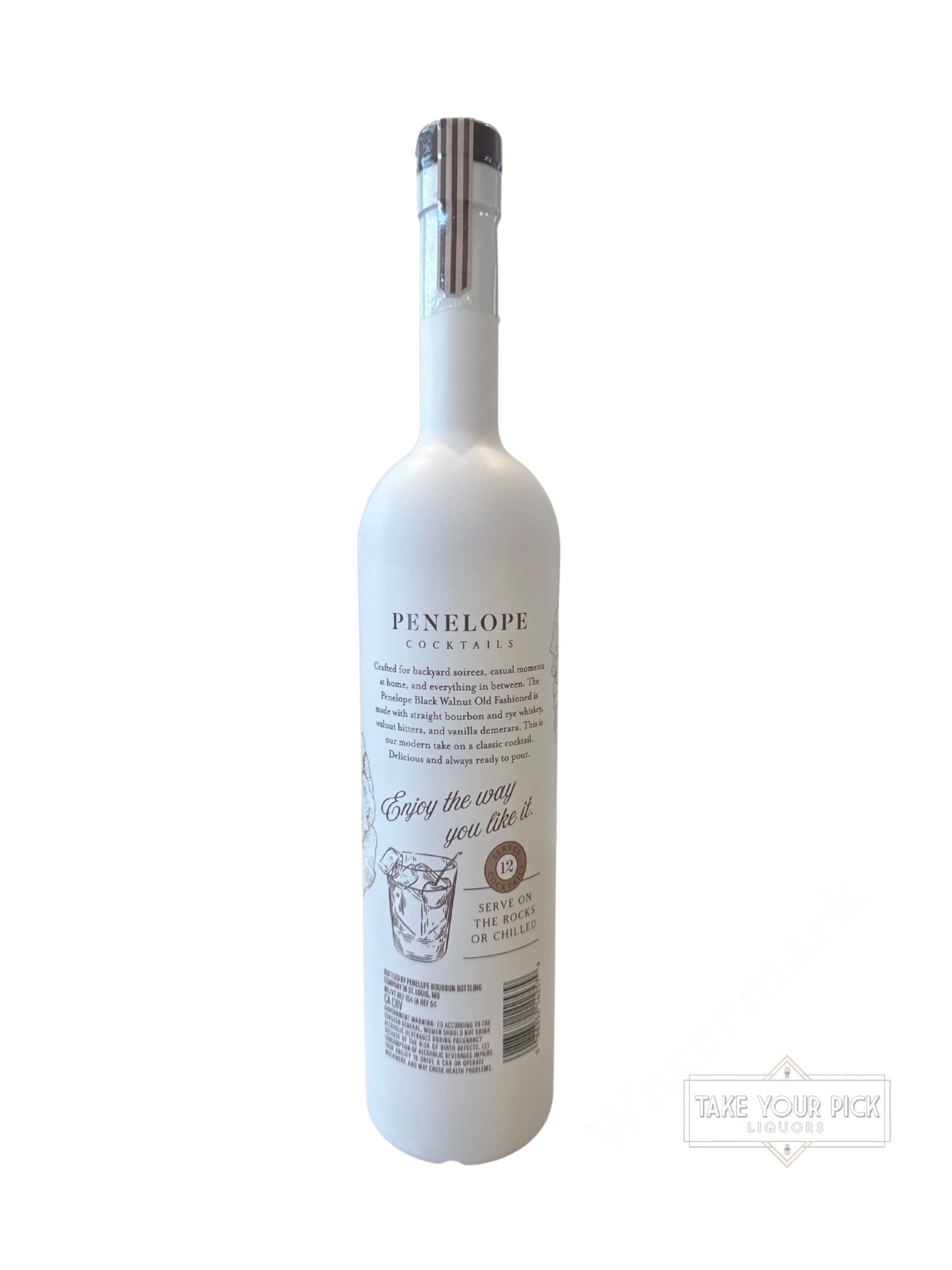 Penelope Cocktails Black Walnut Old Fashioned 76 Proof 750ml