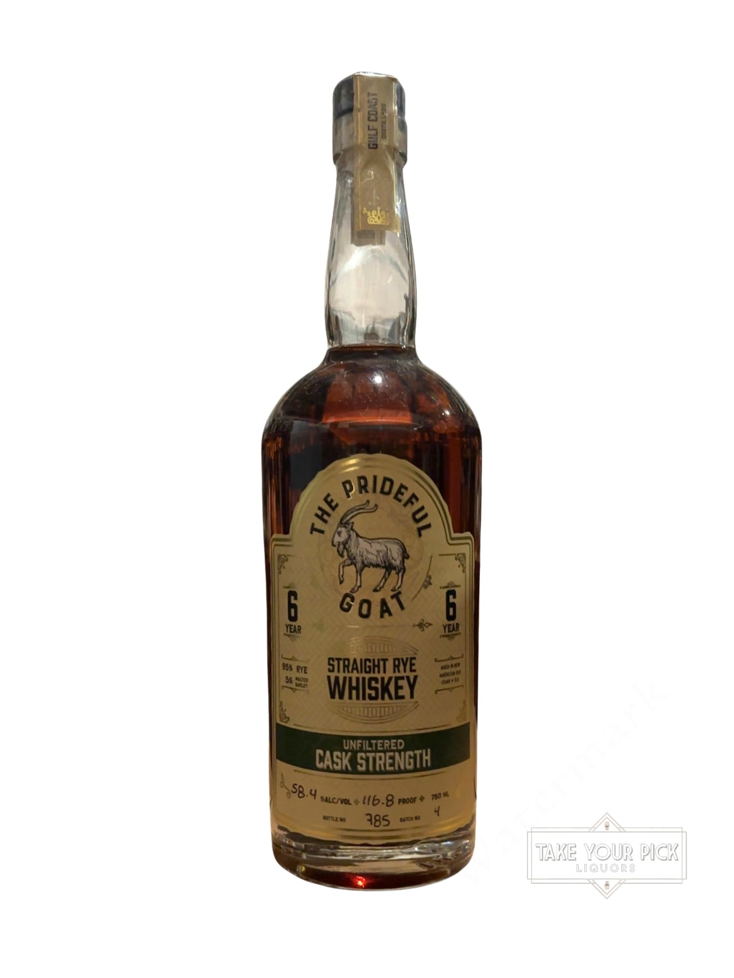 Prideful Goat The Prideful Goat Straight Rye Whiskey 116.8 Proof