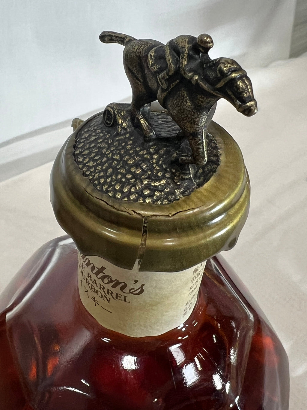 Blanton's Takara Red Single Barrel 750ml Damaged Wax
