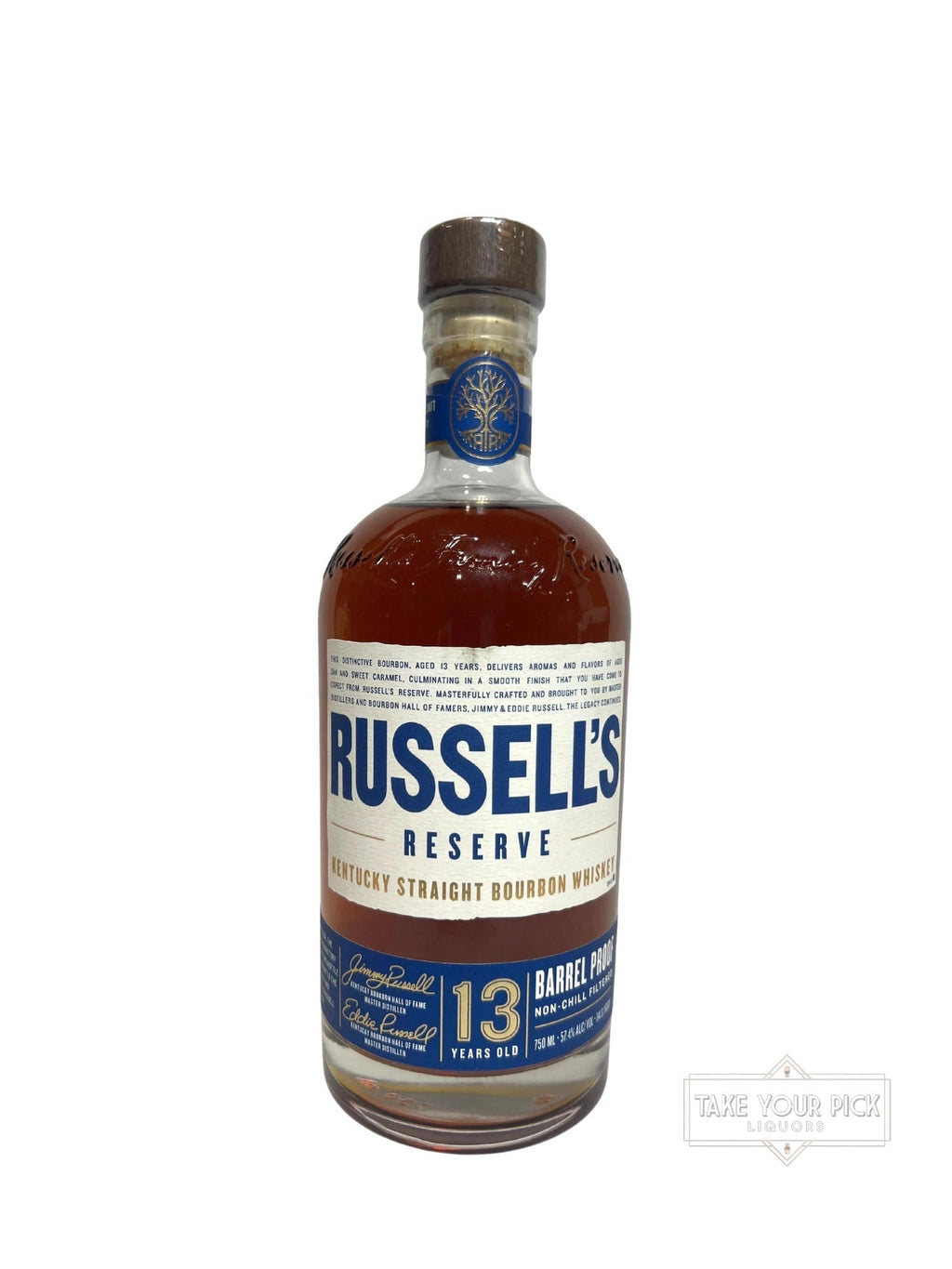 RUSSELL'S RESERVE 13 Year Kentucky Straight Bourbon Whiskey 2023 (Batch 5) 114.8 Proof 750ml
