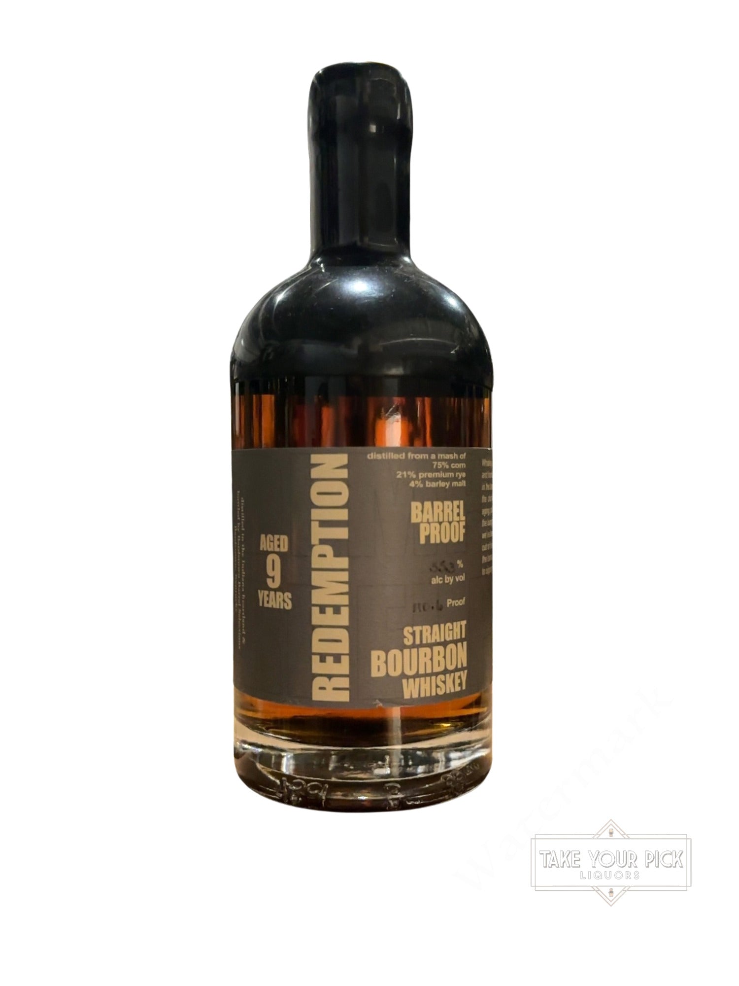 Redemption Barrel Proof 9 Year Bourbon 110.6 Proof 750ml