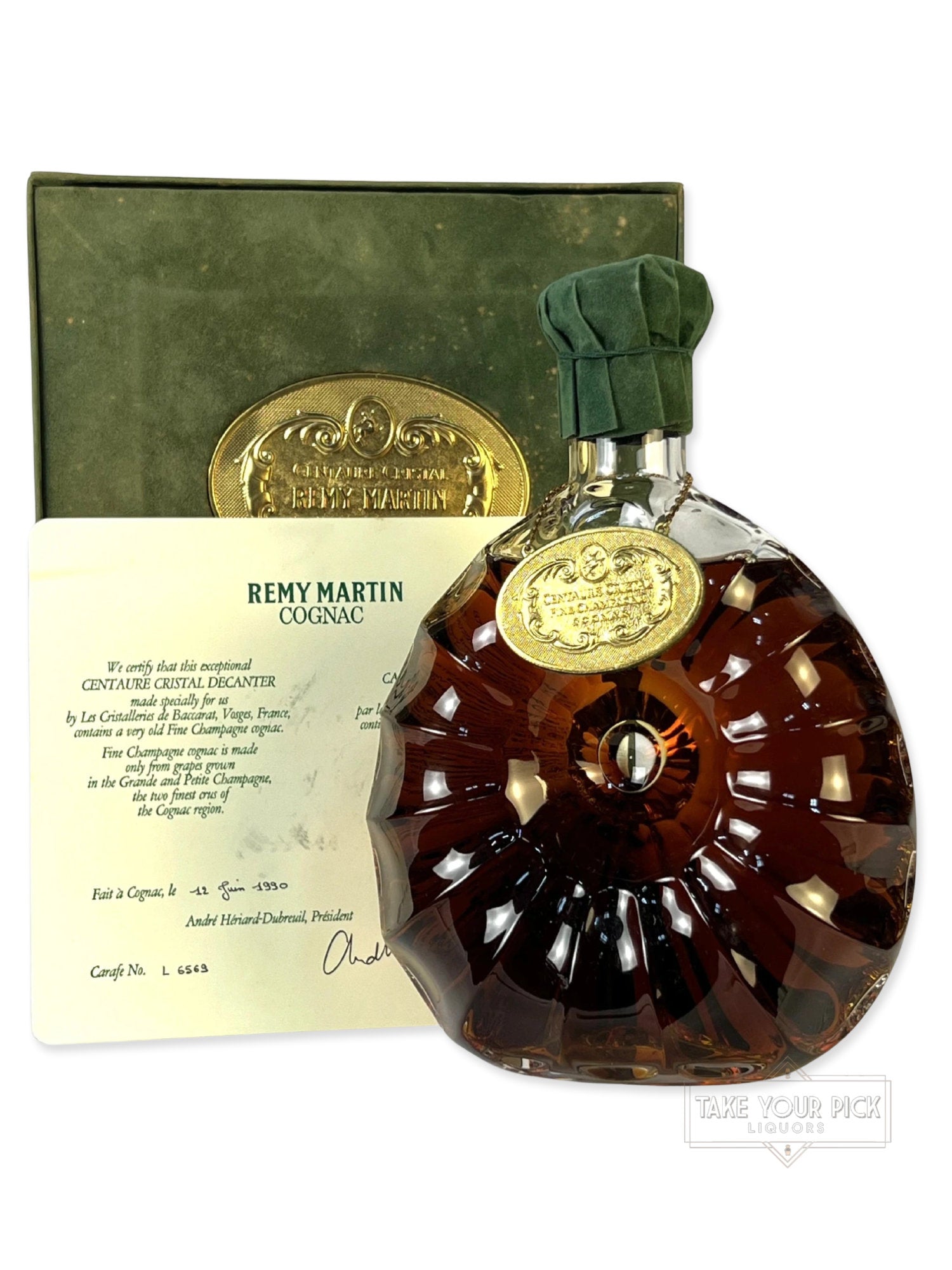 Remy Martin Centaur Cristal 1990 with gift box