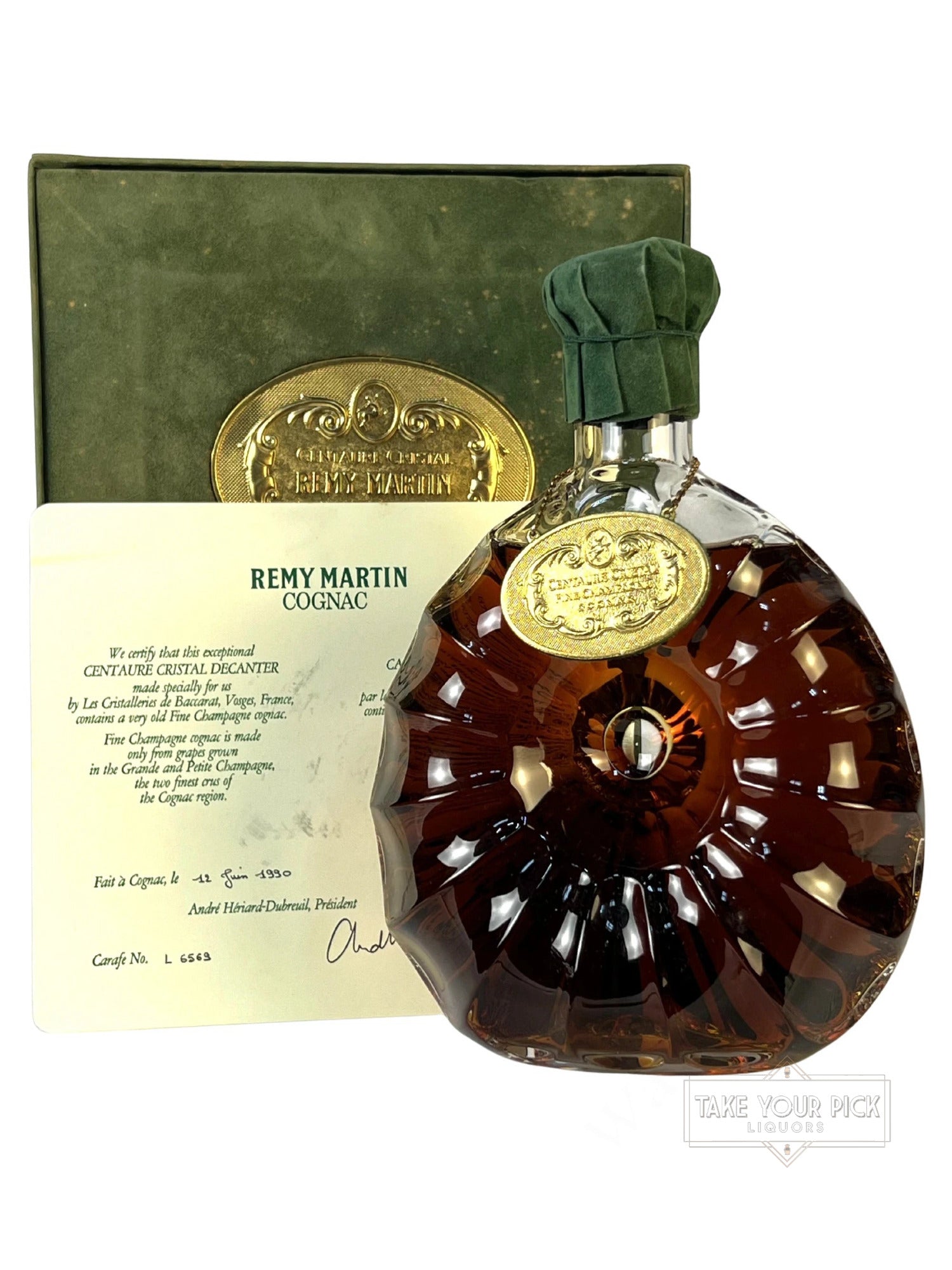 Remy Martin Centaur Cristal 1990 with gift box