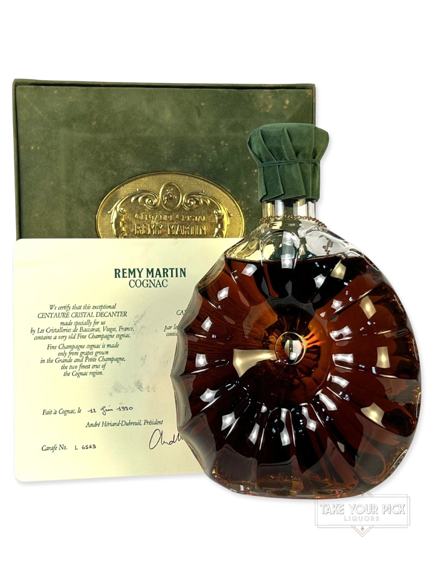 Remy Martin Centaur Cristal 1990 with gift box