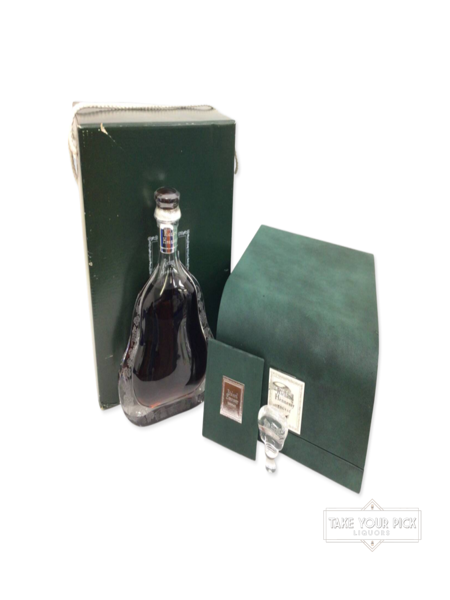 Richard Hennessy (1st Release) Wooden Top with box & stopper