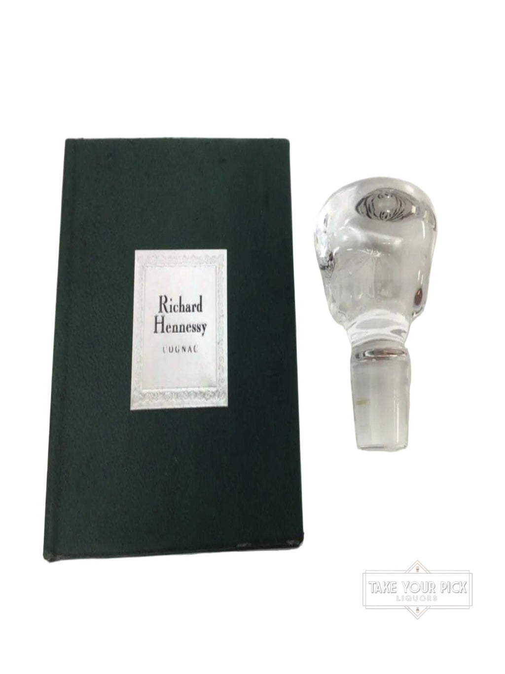 Richard Hennessy first edition with box, replacement stopper, and certificate