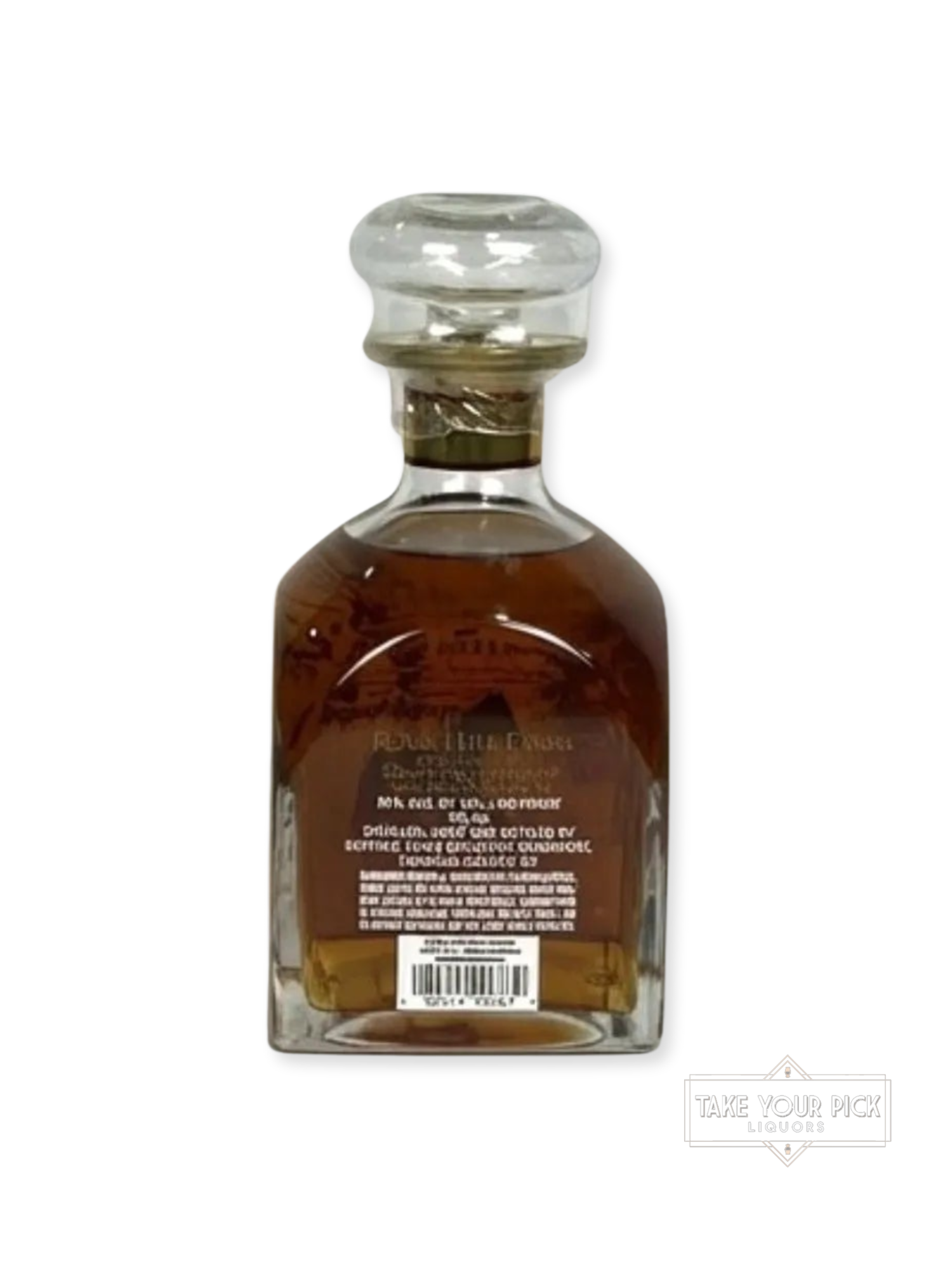 Rock Hill Farms BIB - 100 Proof - Bottle Back