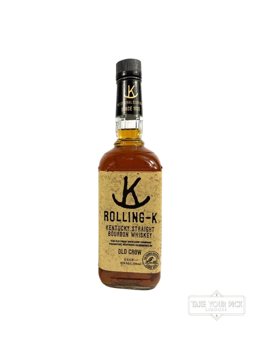 Rolling-K Old Crow 1992 (National Distillers) - 80 Proof