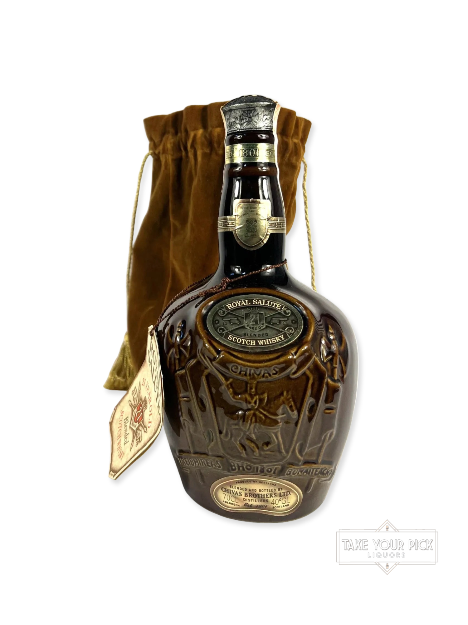 Royal Salute 21 Year brown glass (700ml) - 80 Proof - Bottle Front