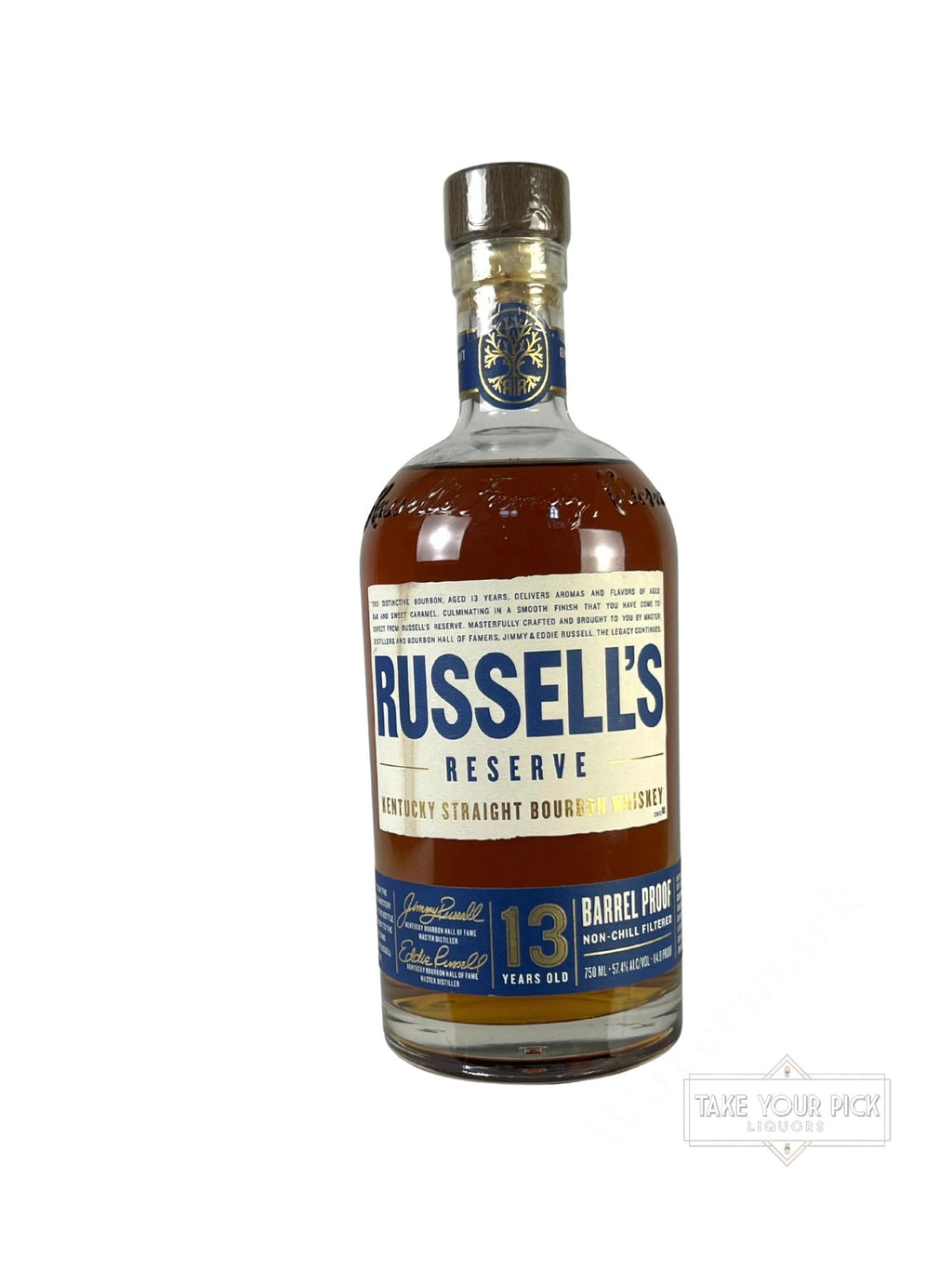 Russell's Reserve 13 Years batch 1 (stained label)