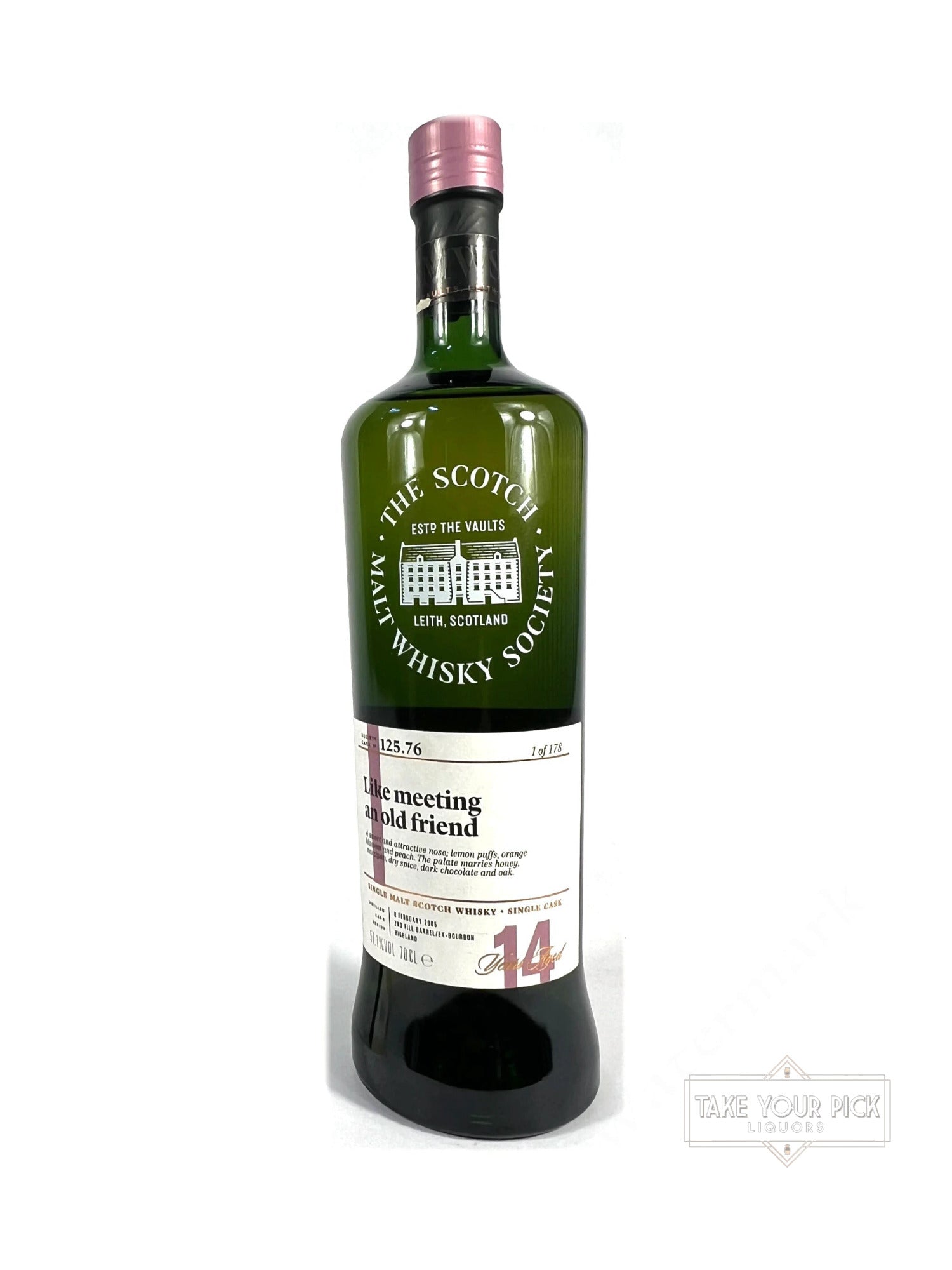 SMWS 125.76 Like Meeting an Old Friend (Glenmorangie) 14-year 2019 - 114.2 Proof