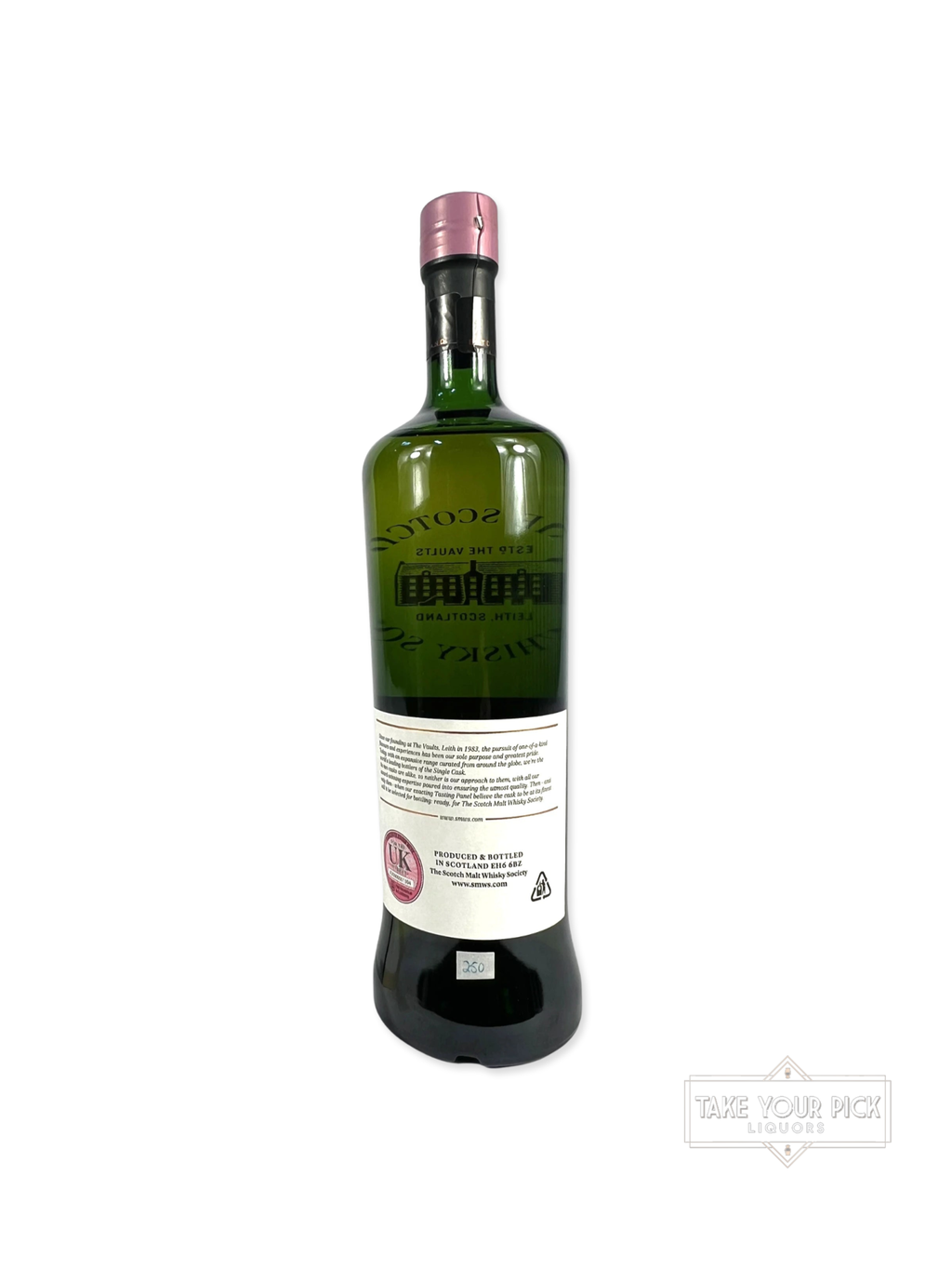 SMWS 125.76 Like Meeting an Old Friend (Glenmorangie) 14-year 2019 - 114.2 Proof - Bottle Back