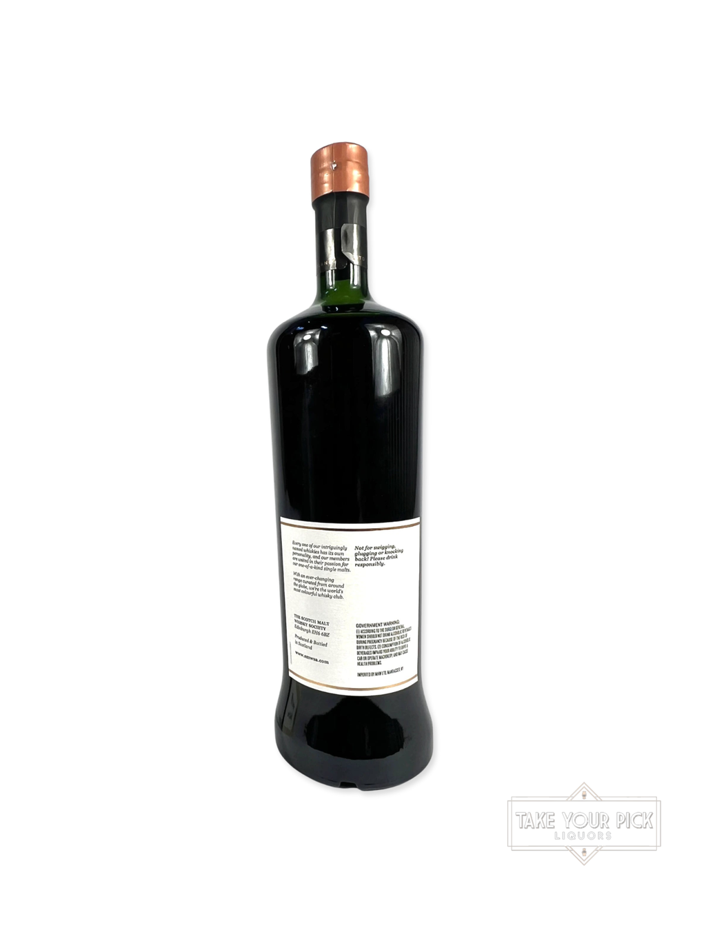 SMWS 24.147 The Deepest of Mahogany (Macallan) 12-year 2020 - 126.6 Proof - Bottle Back