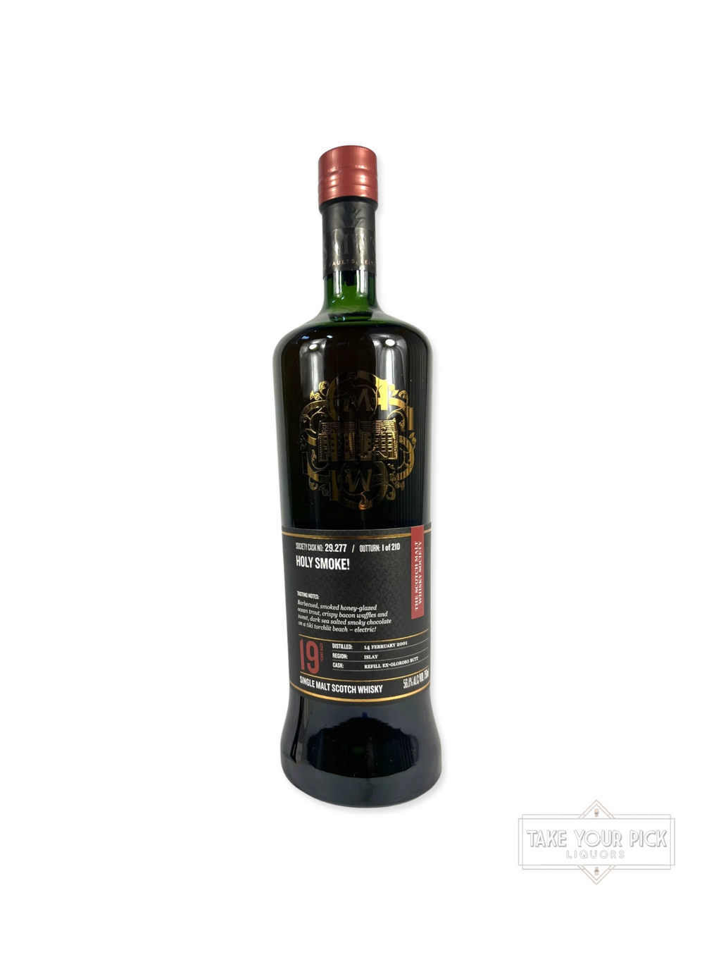 SMWS 29.277 Holy Smoke! (Laphroaig) 19-year 2020 - 112.2 Proof - Bottle Front
