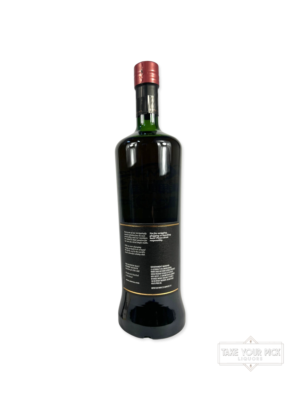 SMWS 29.277 Holy Smoke! (Laphroaig) 19-year 2020 - 112.2 Proof - Bottle Back